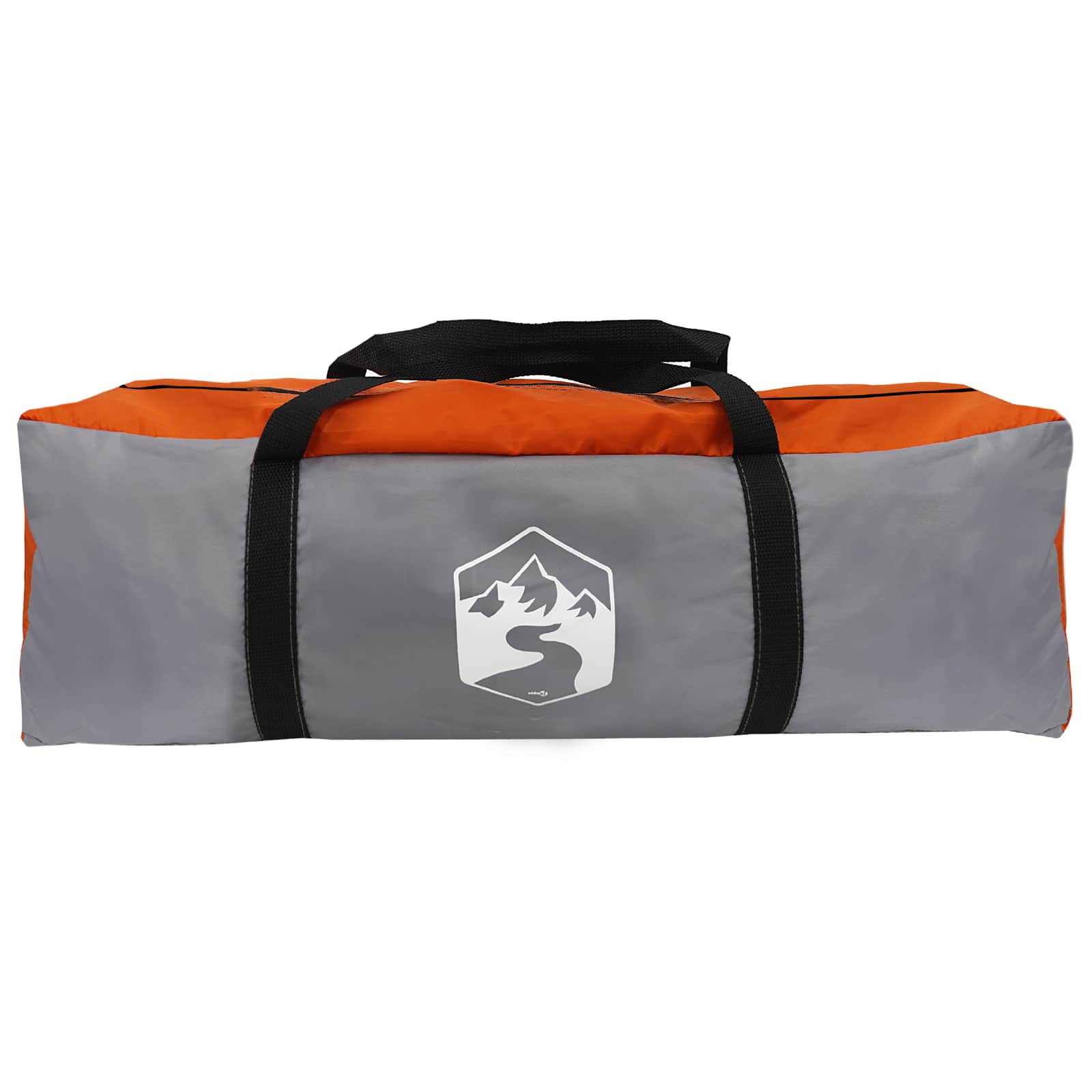 Tenda a tunnel Grigio e arancione 275 x 240 x 200 cm