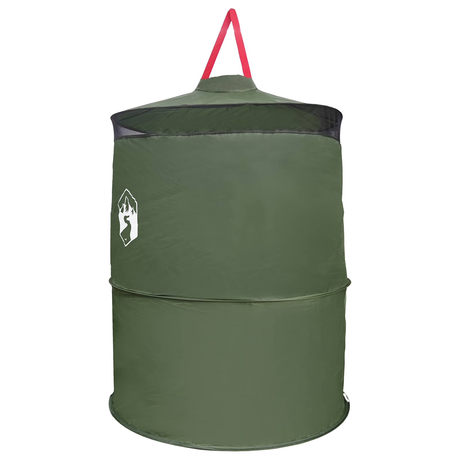 Tenda per toilet pop-up con corda sospesa Verde 97 x 126 cm