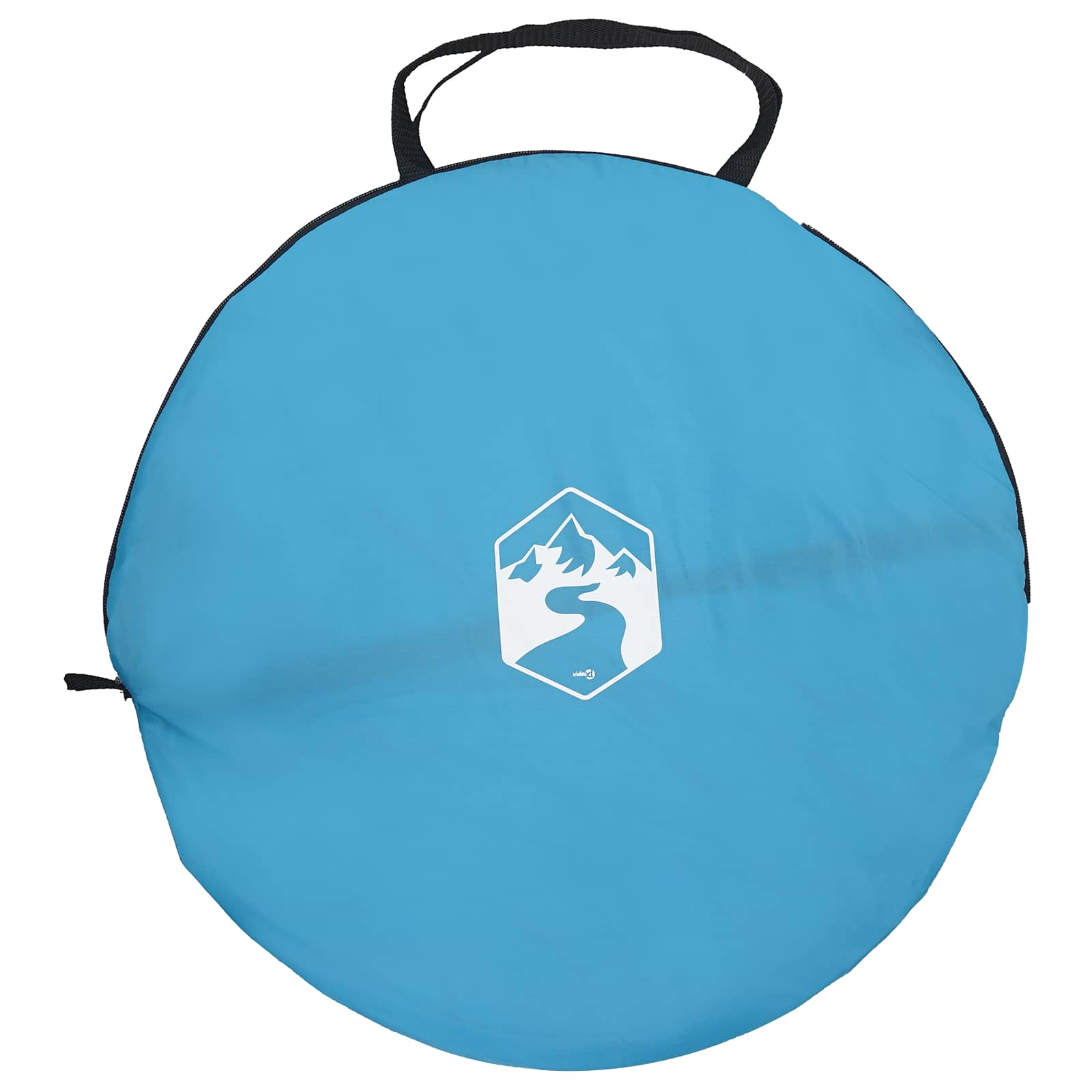 Tenda per toilet pop-up con corda sospesa Blu 97 x 126 cm