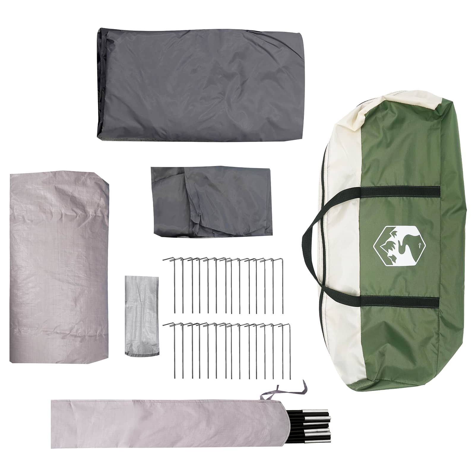 Tenda a tunnel Verde 560 x 395 x 212 cm