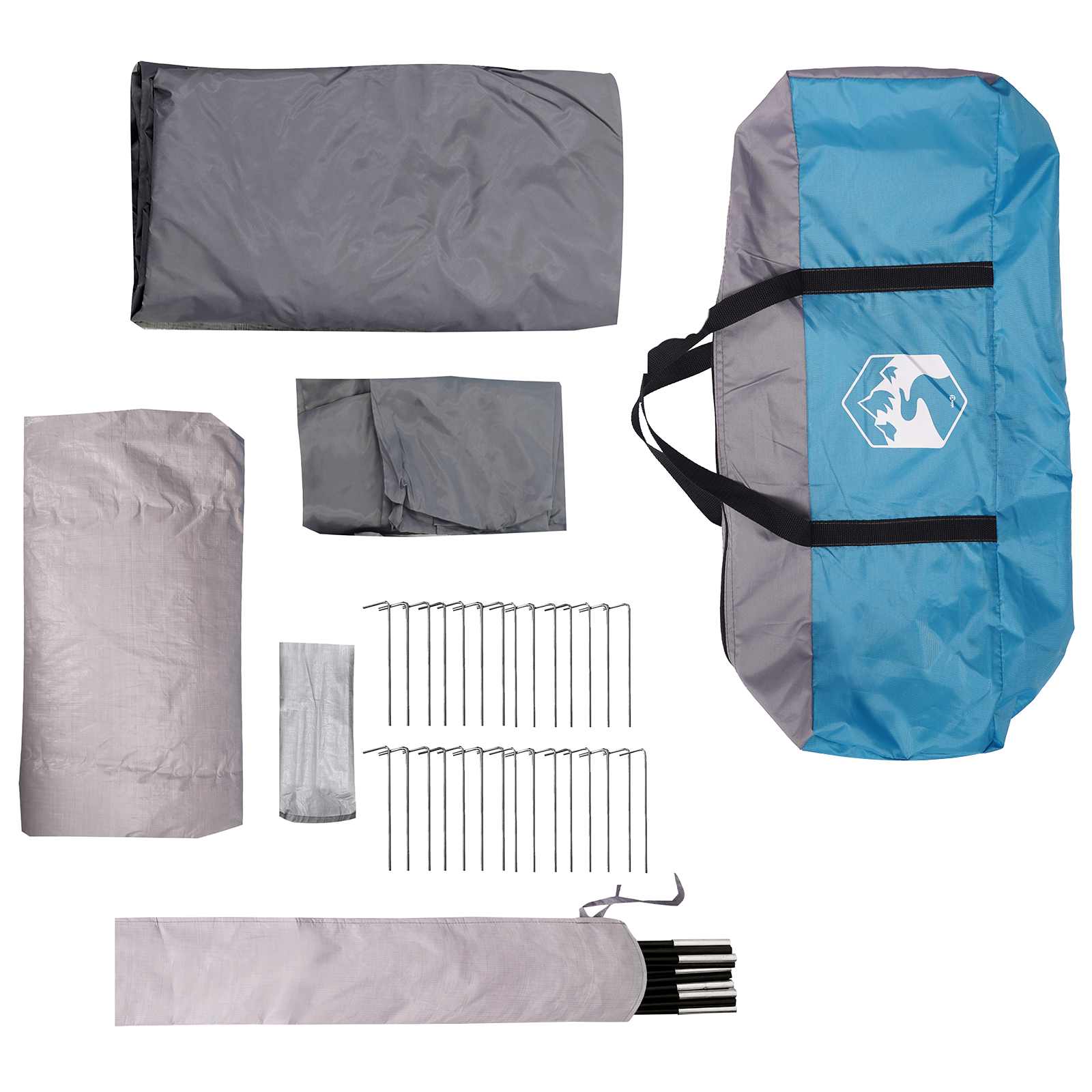 Tenda a tunnel Blu 560 x 395 x 212 cm
