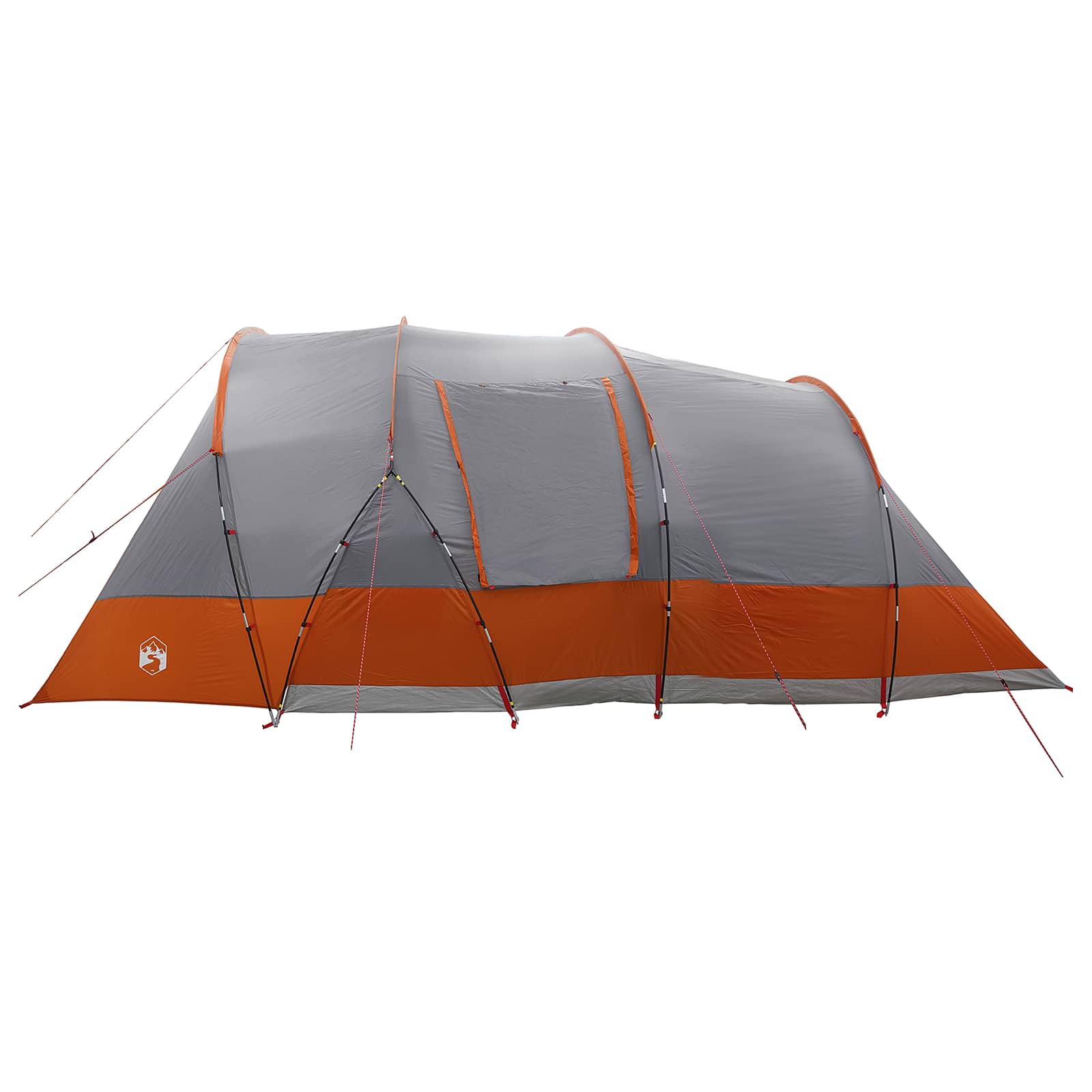 Tenda a tunnel Grigio e arancione 560 x 395 x 212 cm
