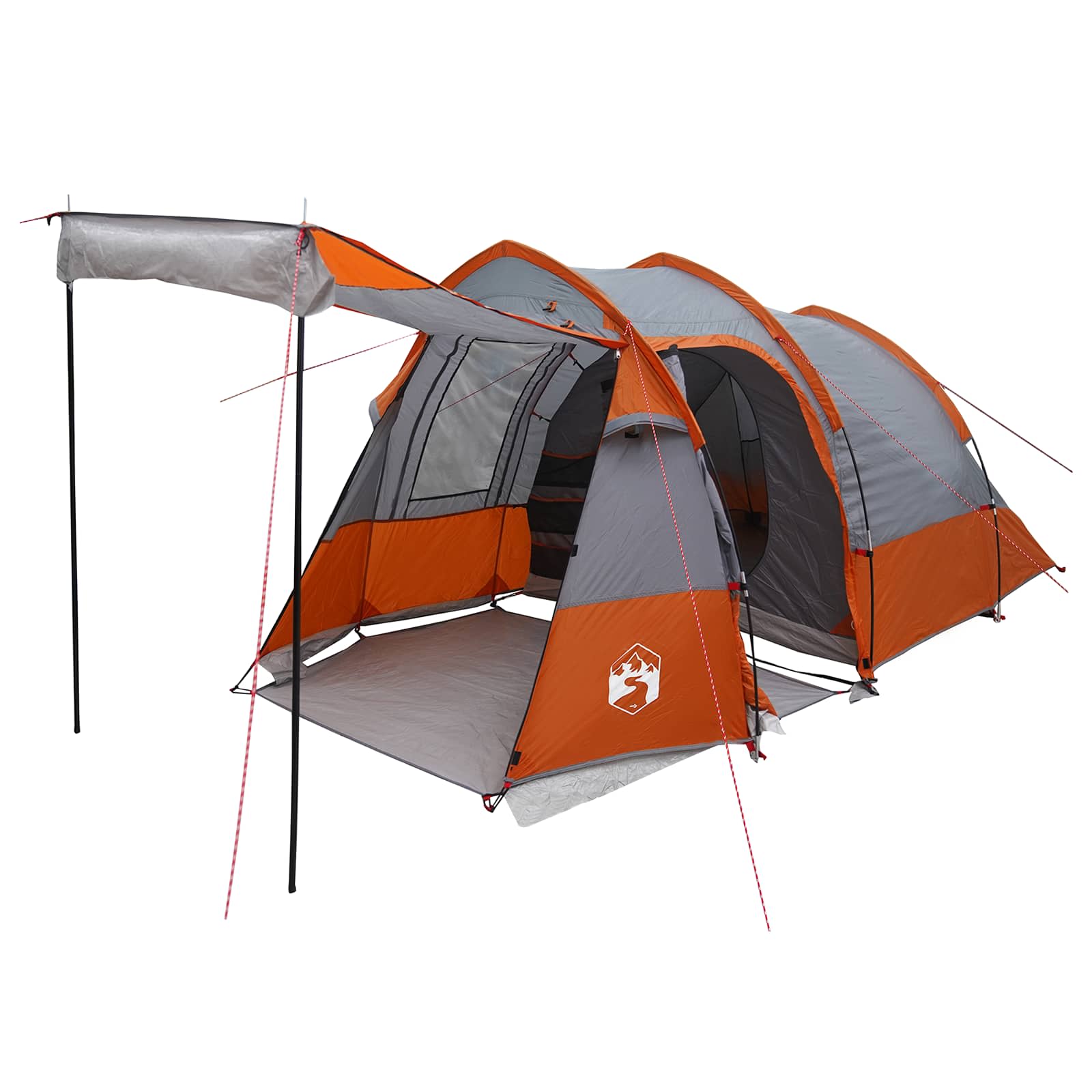 Tenda a tunnel Grigio e arancione 390 x 215 x 152 cm