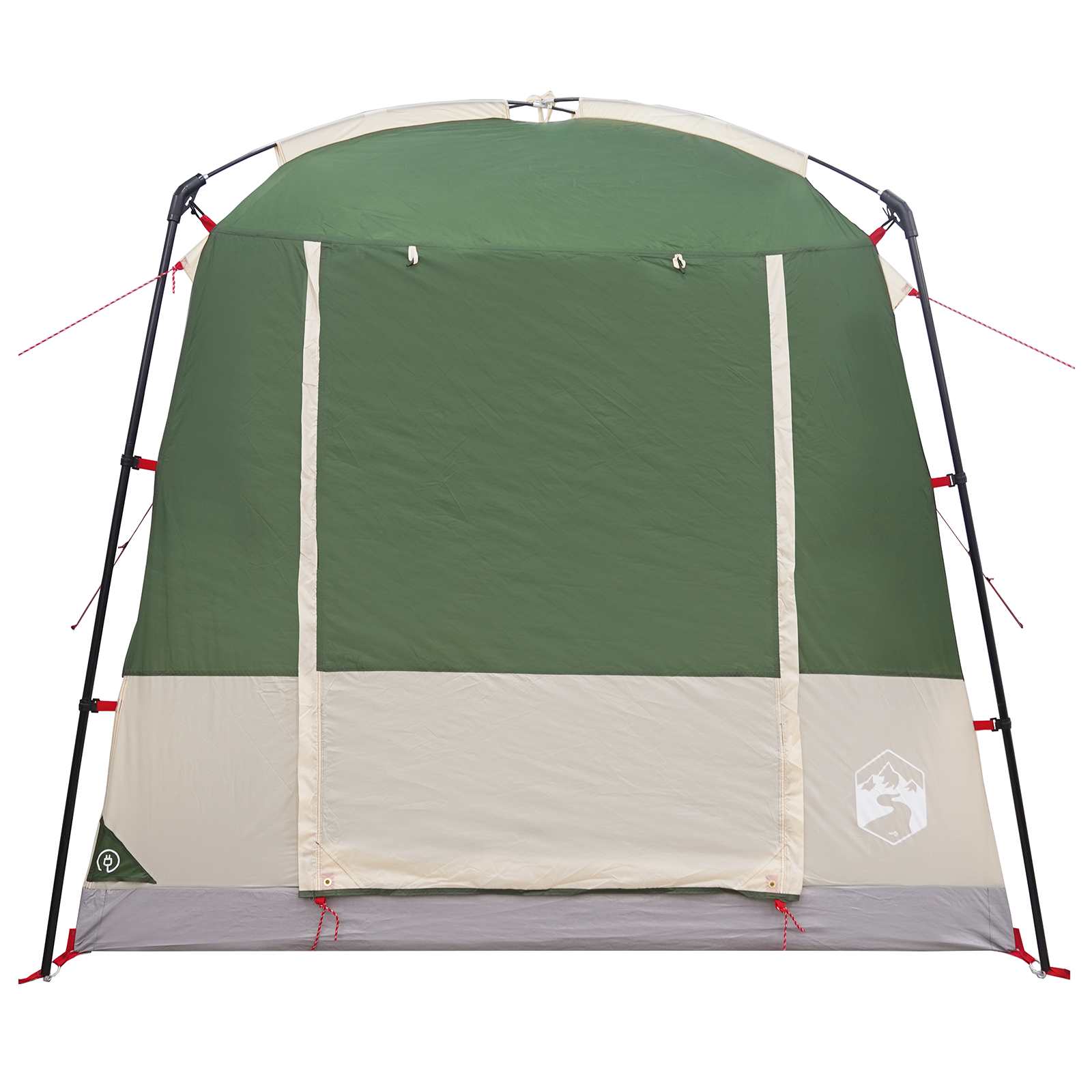 Tenda Party 4 persona Verde Poliestere 185T con rivestimento PU