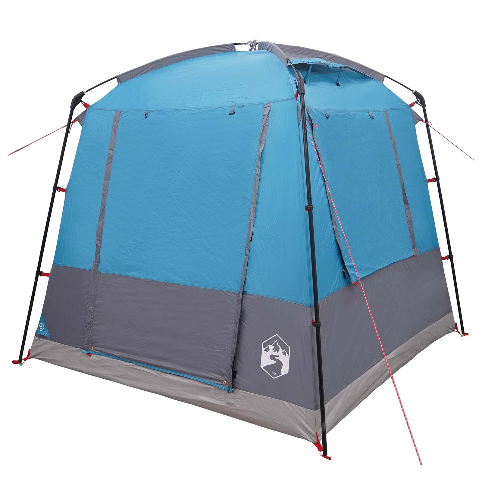 Tenda Party 4 persona Blu Poliestere 185T con rivestimento PU