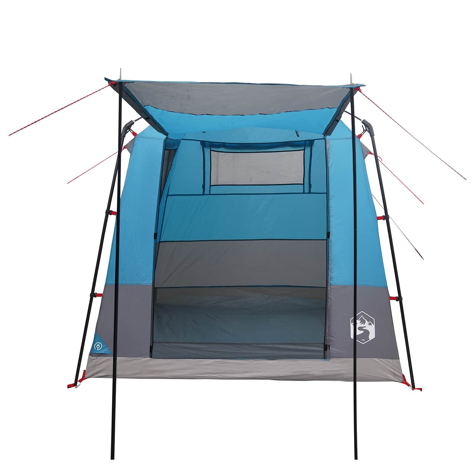Tenda Party 4 persona Blu Poliestere 185T con rivestimento PU
