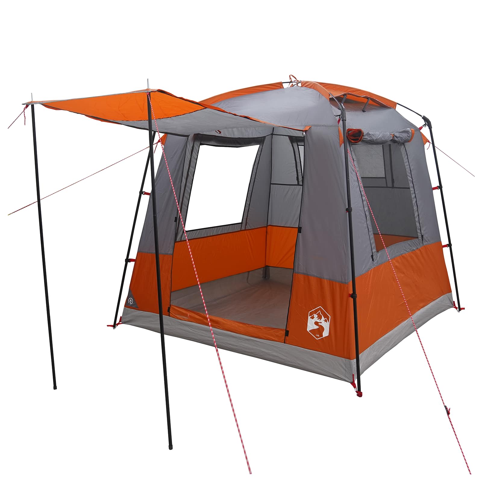 Tenda Party 4 persona Grigio e arancione