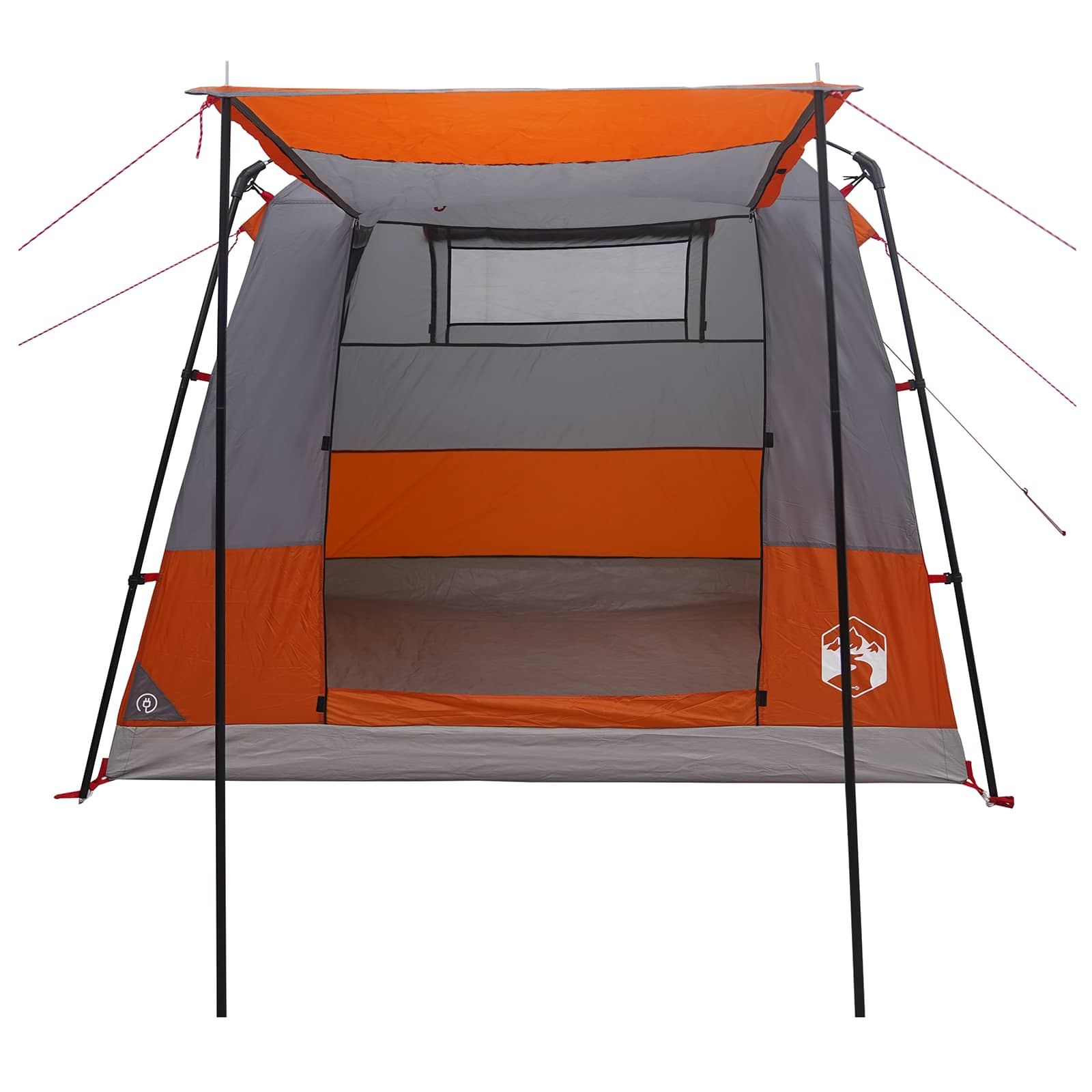 Tenda Party 4 persona Grigio e arancione