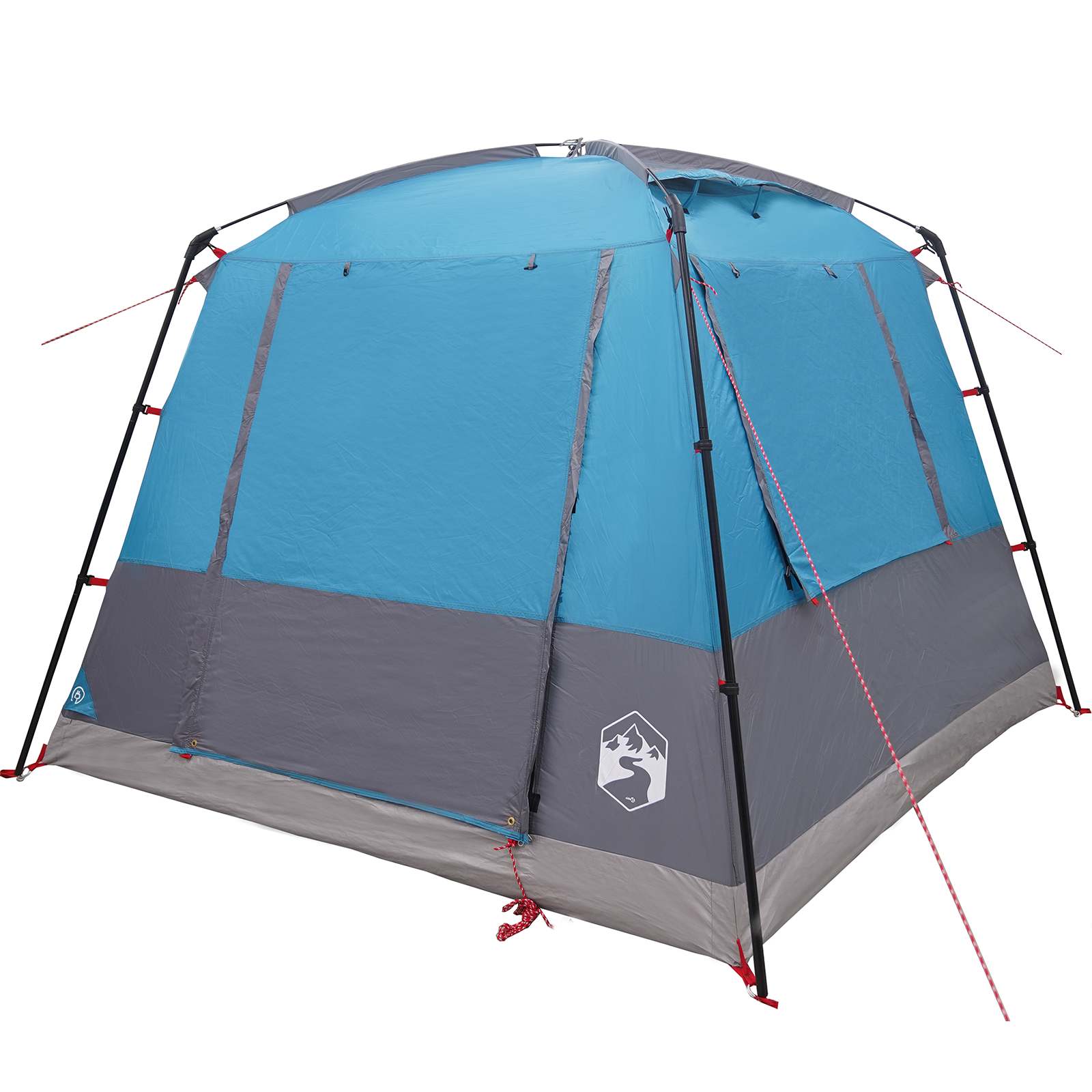 Tenda Party 10 persona Blu Poliestere 185T con rivestimento PU