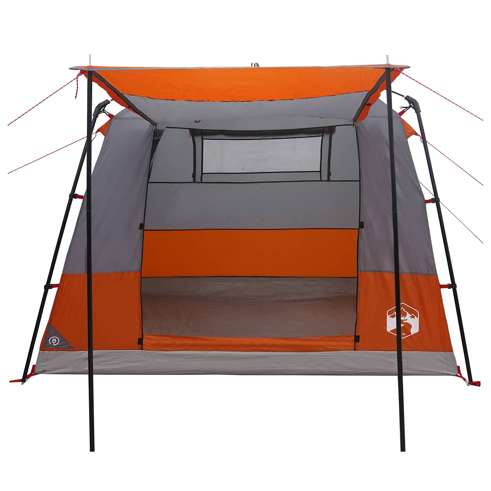 Tenda Party 10 persona Grigio e arancione