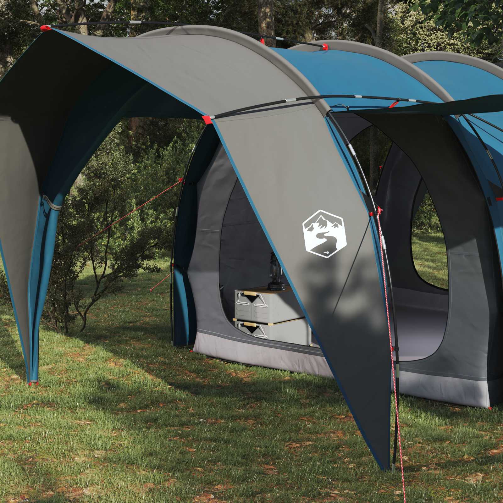 Tenda a tunnel 4 persona Blu