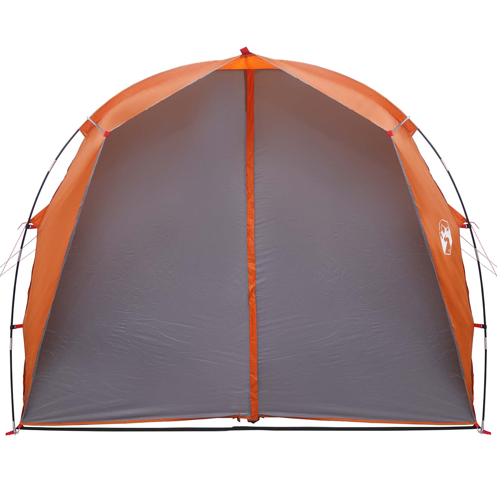 Tenda a tunnel 4 persona Grigio e arancione
