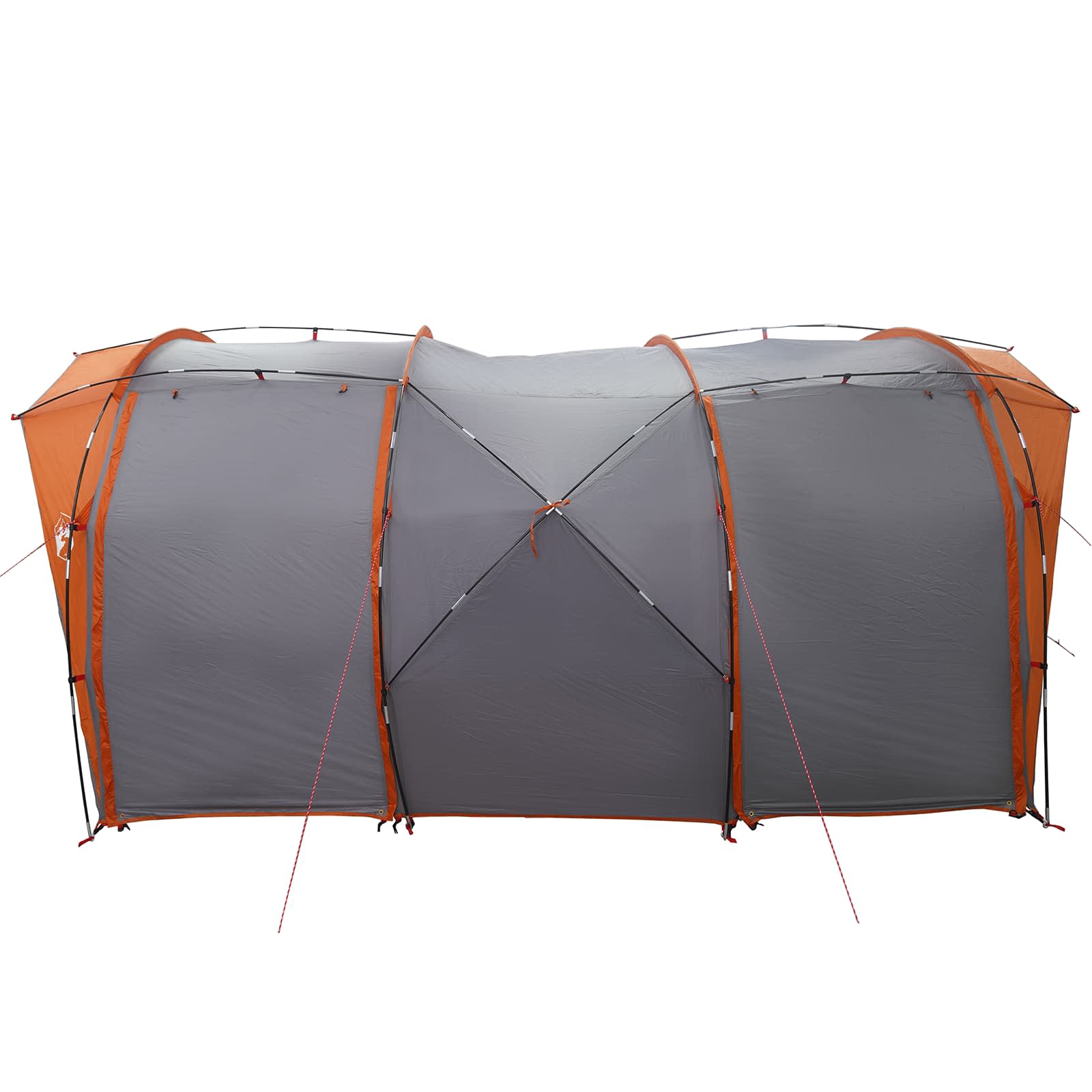 Tenda a tunnel 4 persona Grigio e arancione