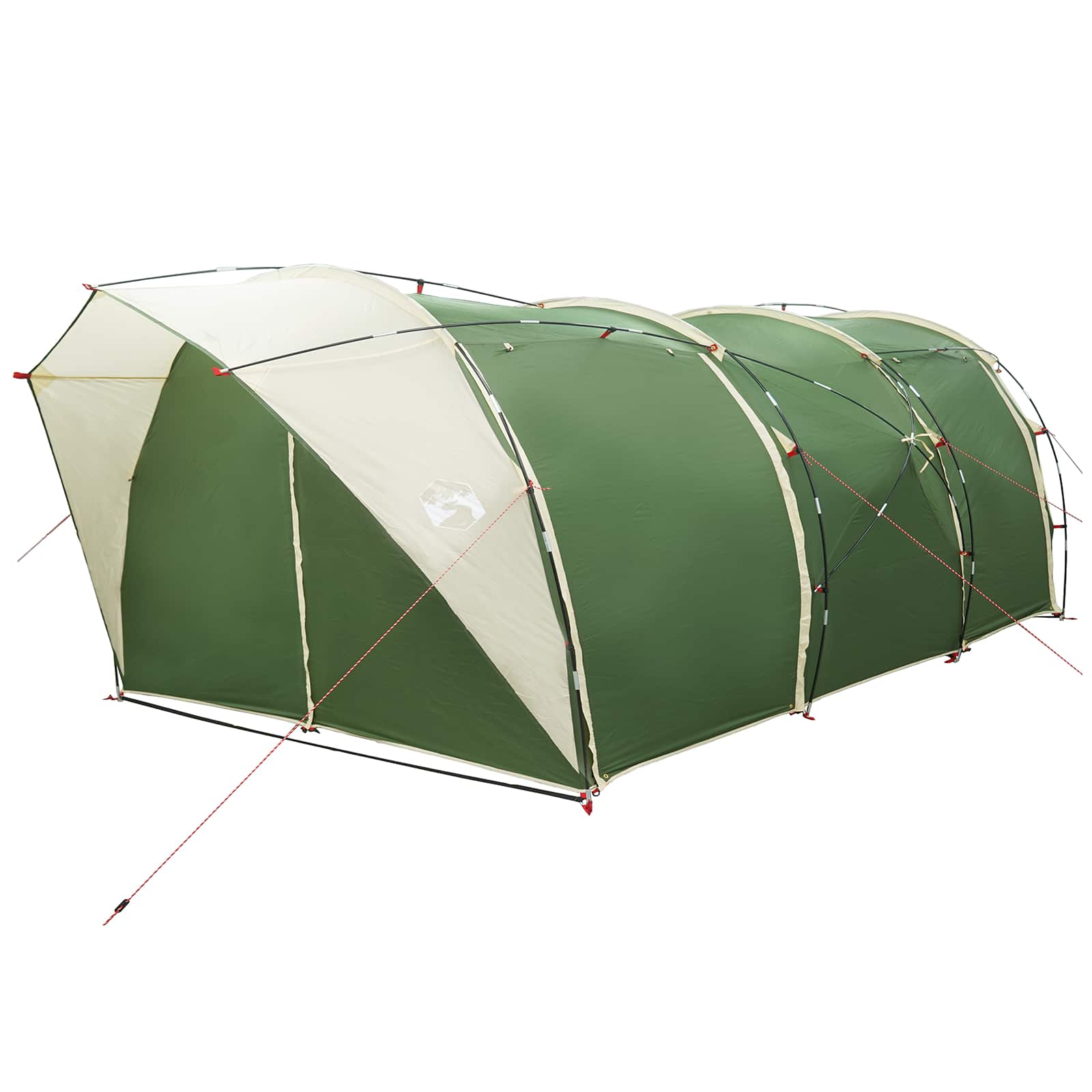 Tenda a tunnel 6 persona Verde
