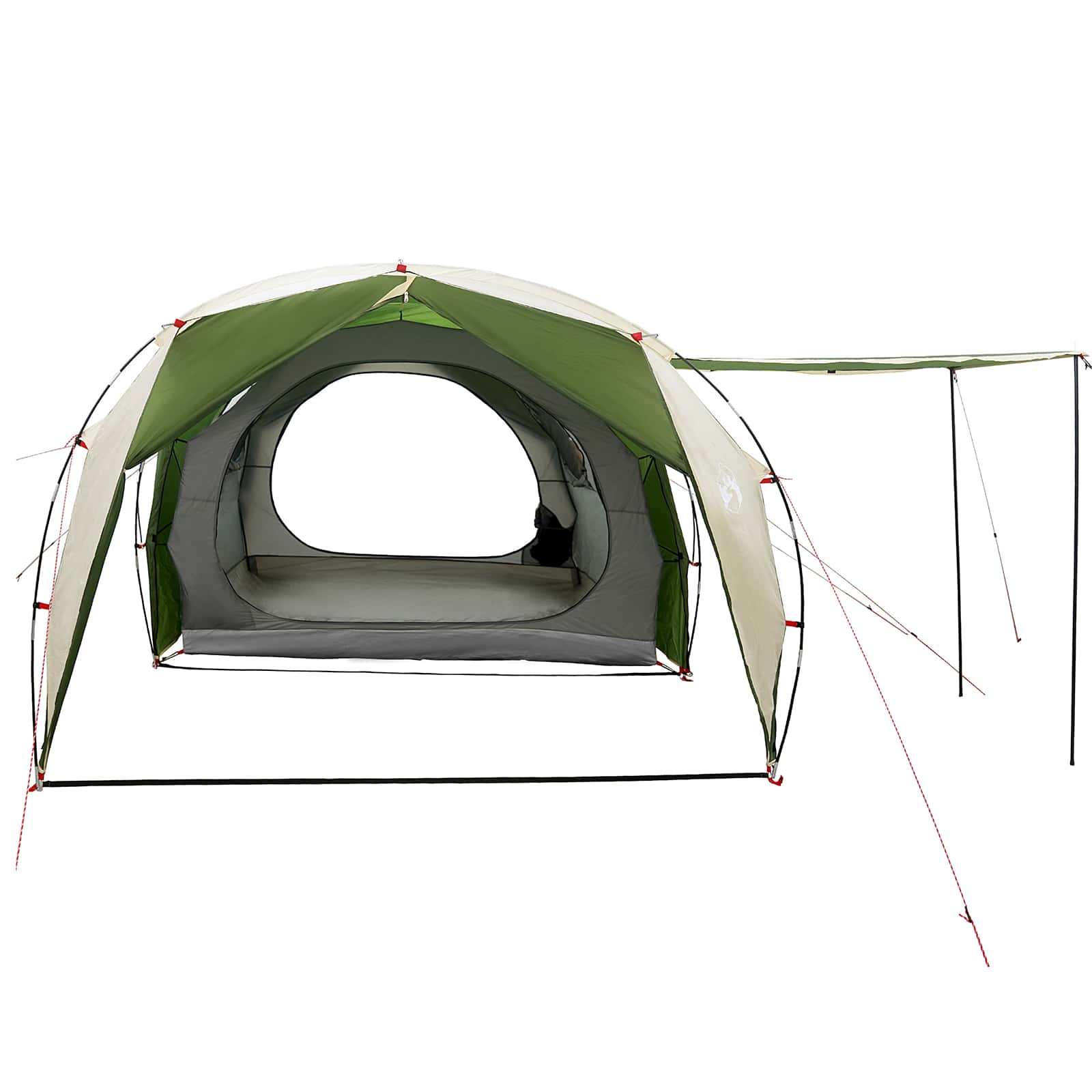 Tenda a tunnel 6 persona Verde