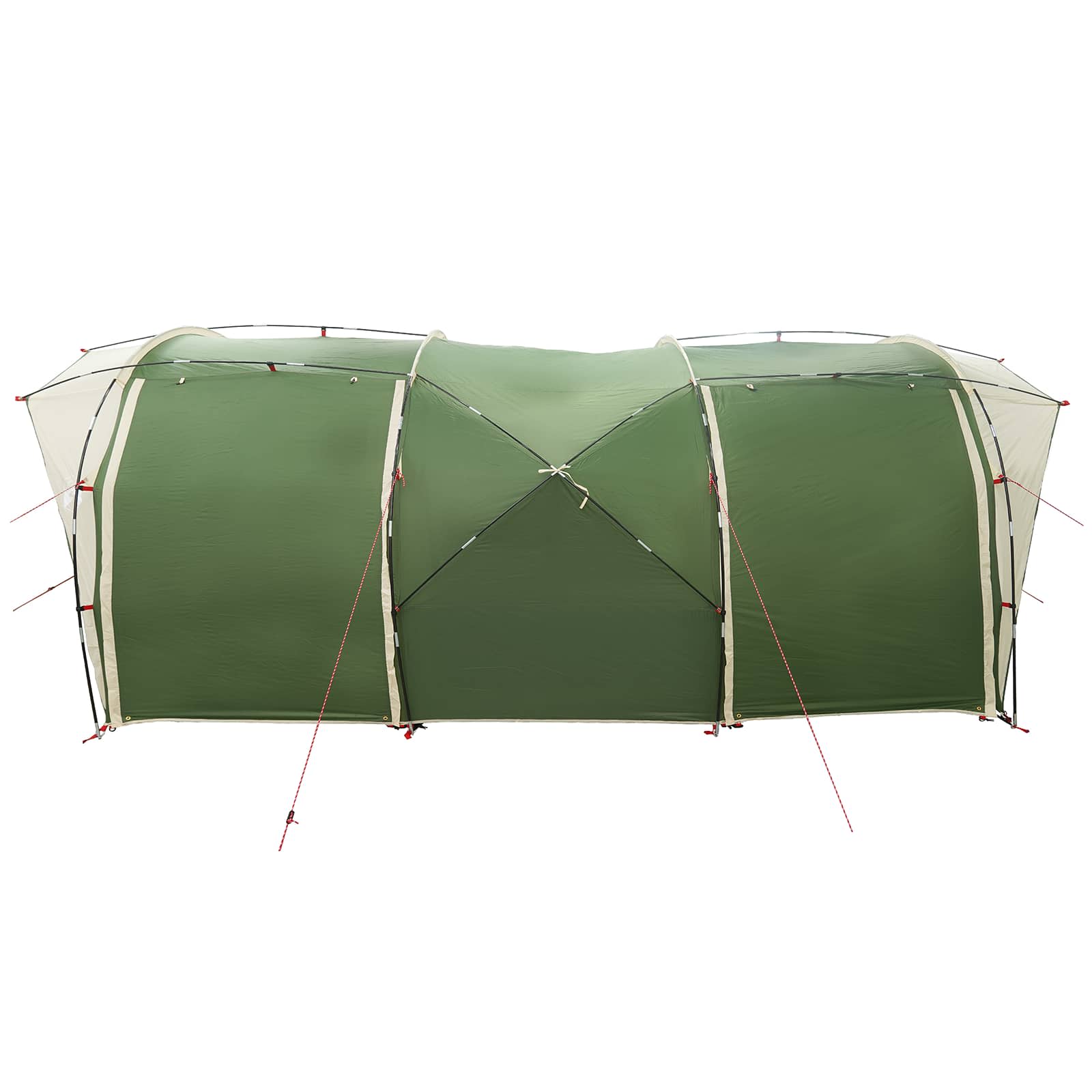 Tenda a tunnel 6 persona Verde