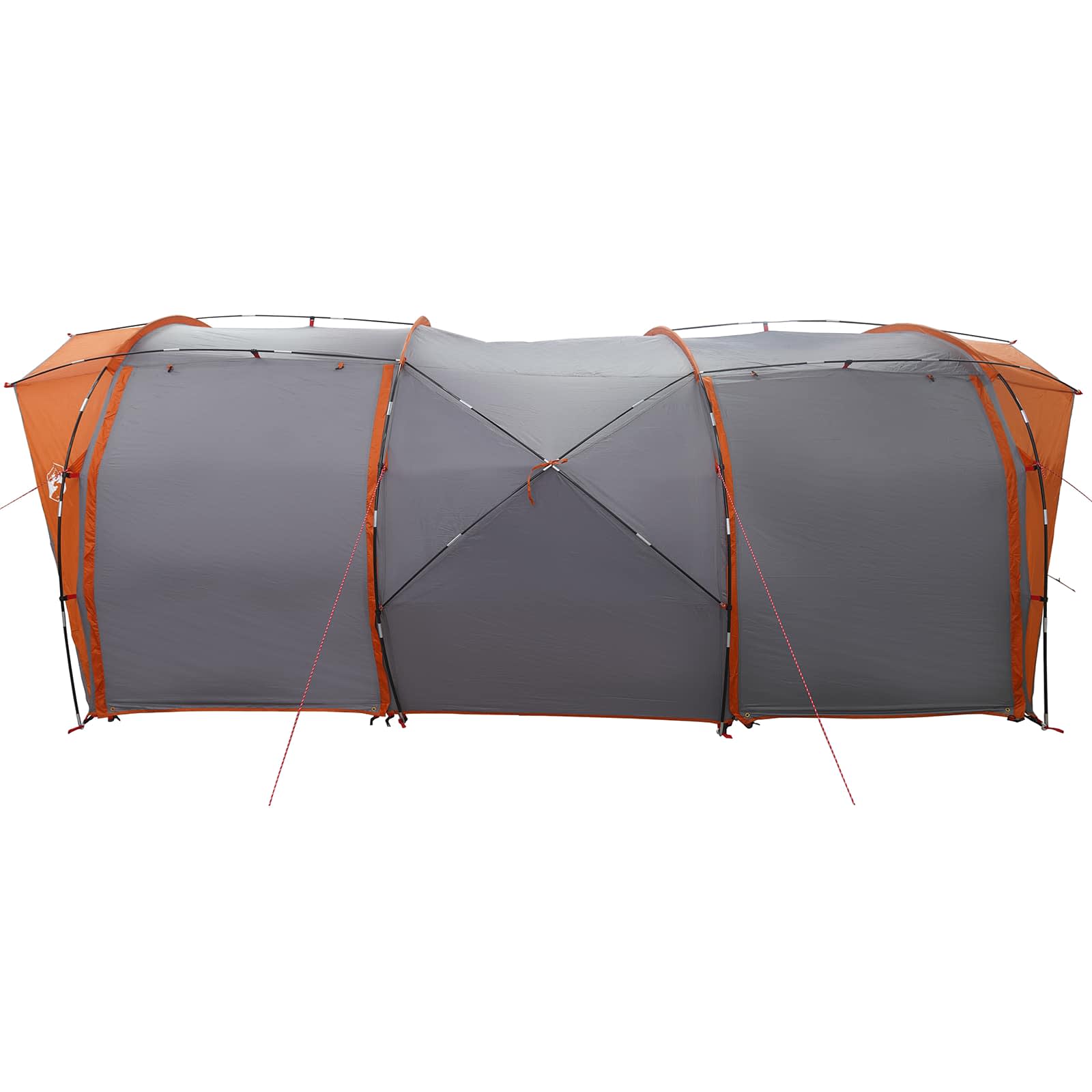 Tenda a tunnel 6 persona Grigio e arancione