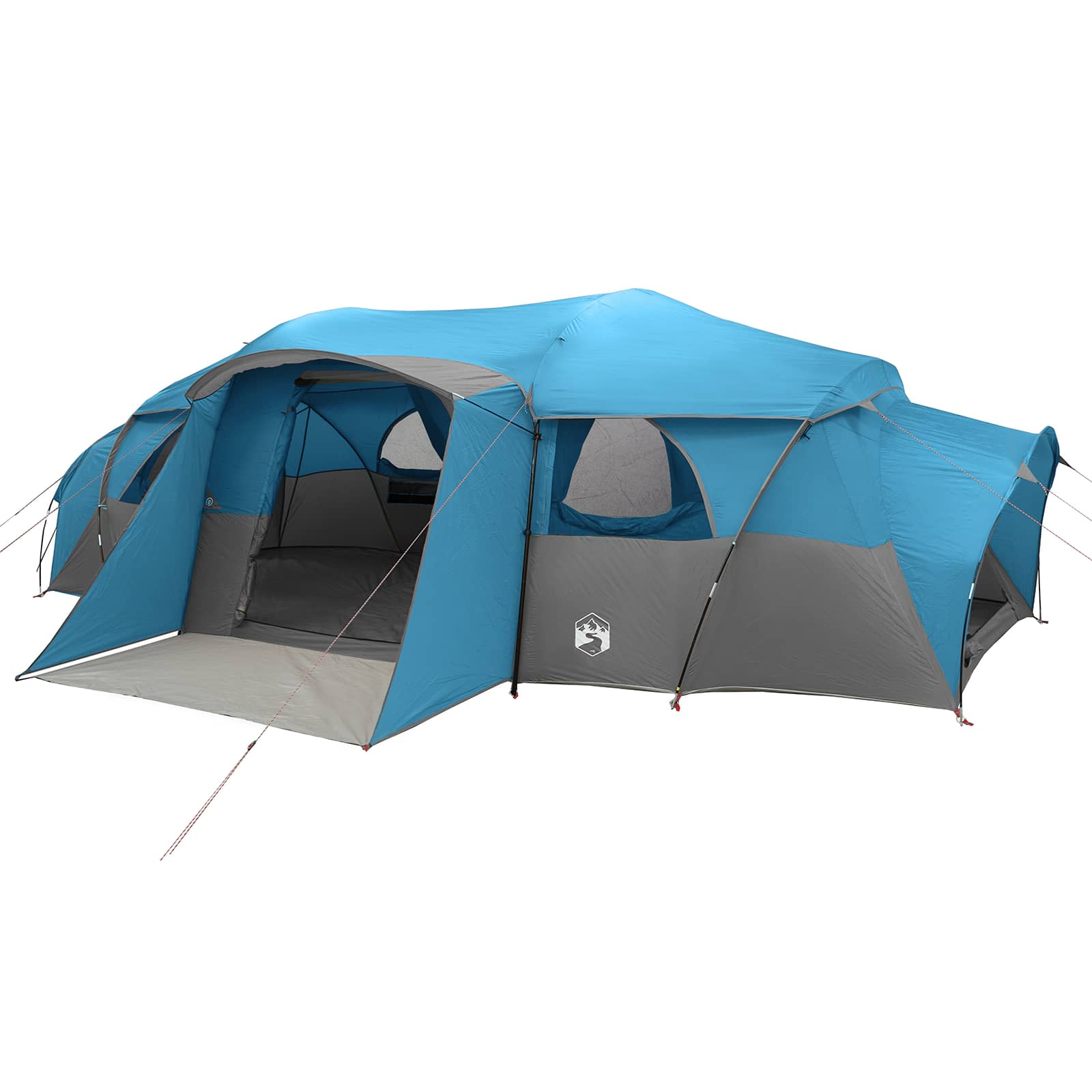 Tenda familiare con telo da pioggia resistente all'acqua