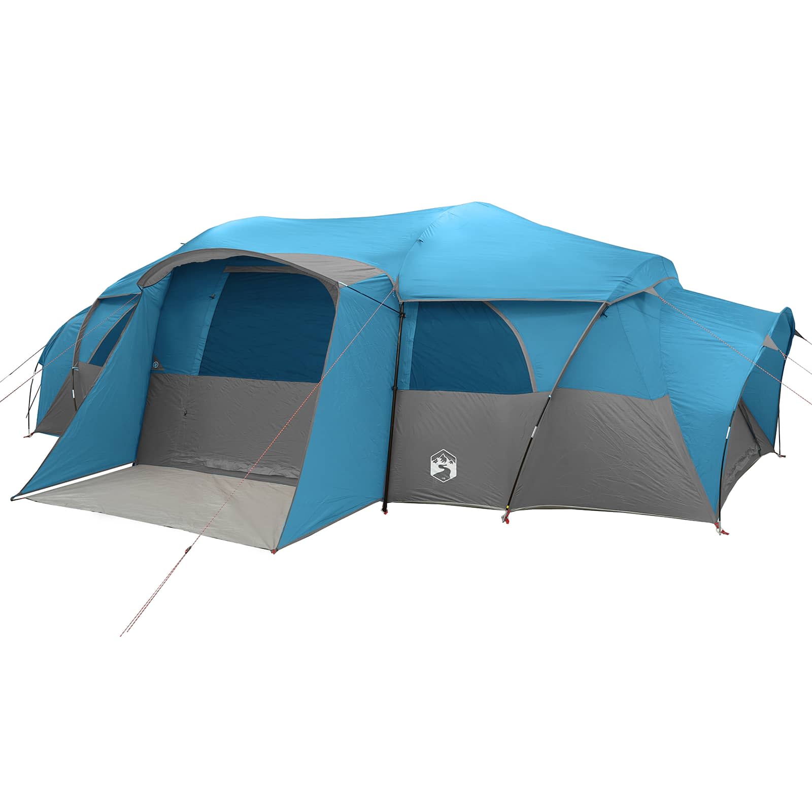 Tenda familiare con telo da pioggia resistente all'acqua