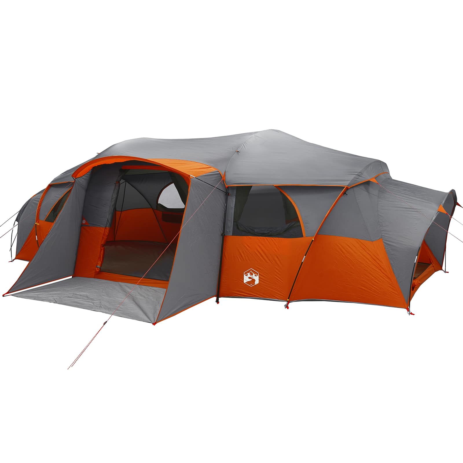 Tenda familiare con telo da pioggia resistente all'acqua