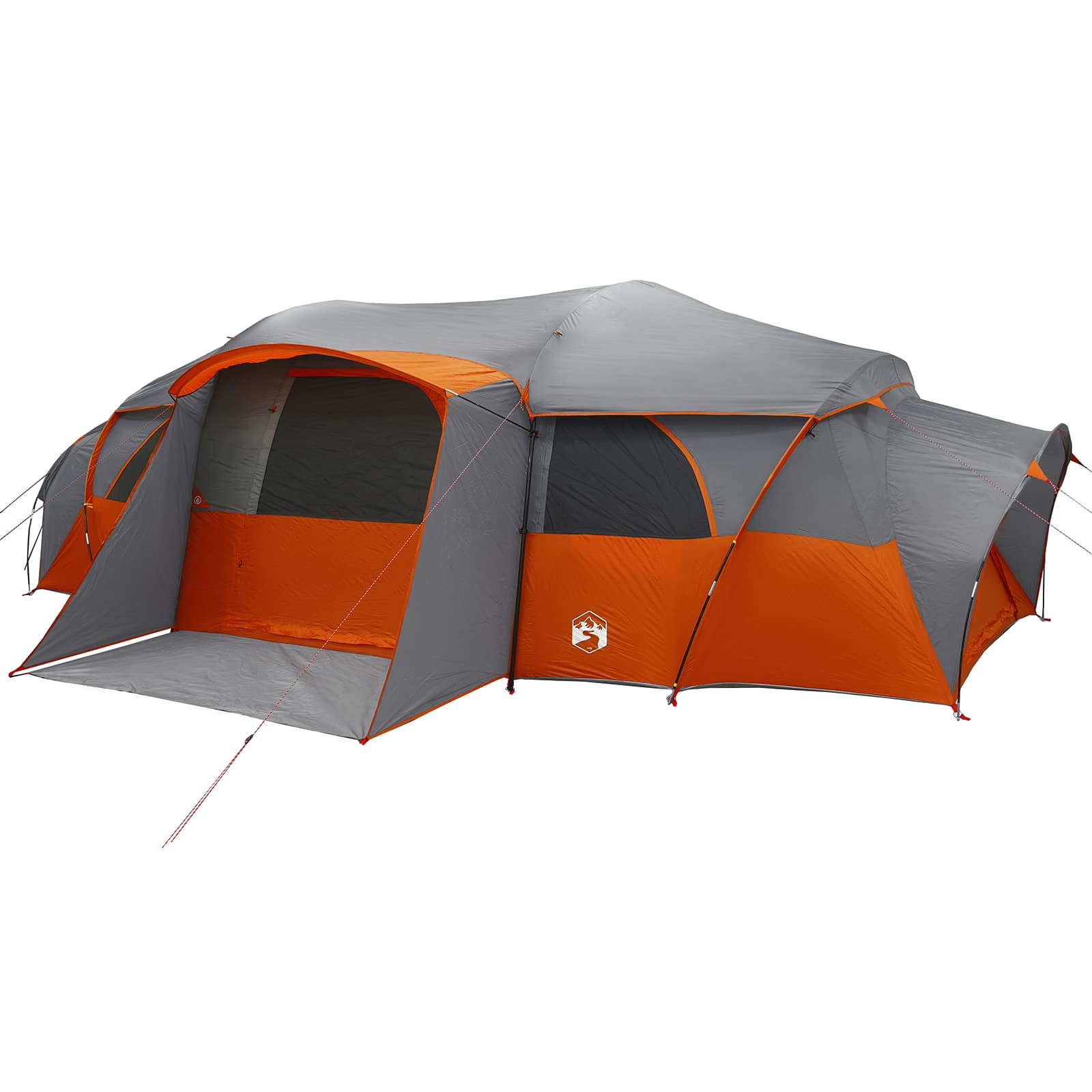 Tenda familiare con telo da pioggia resistente all'acqua
