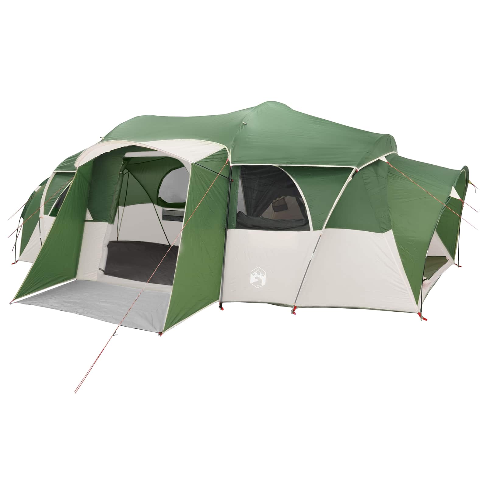 Tenda familiare con telo da pioggia resistente all'acqua