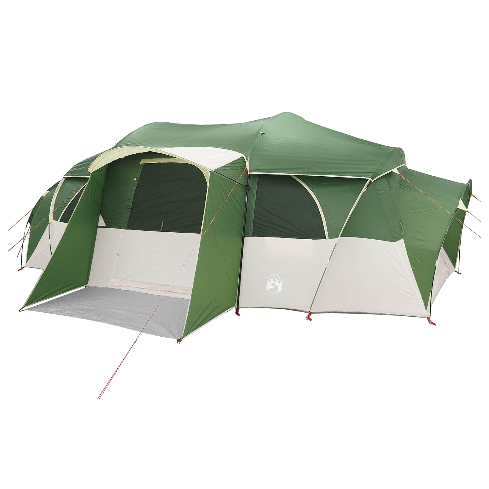 Tenda familiare con telo da pioggia resistente all'acqua