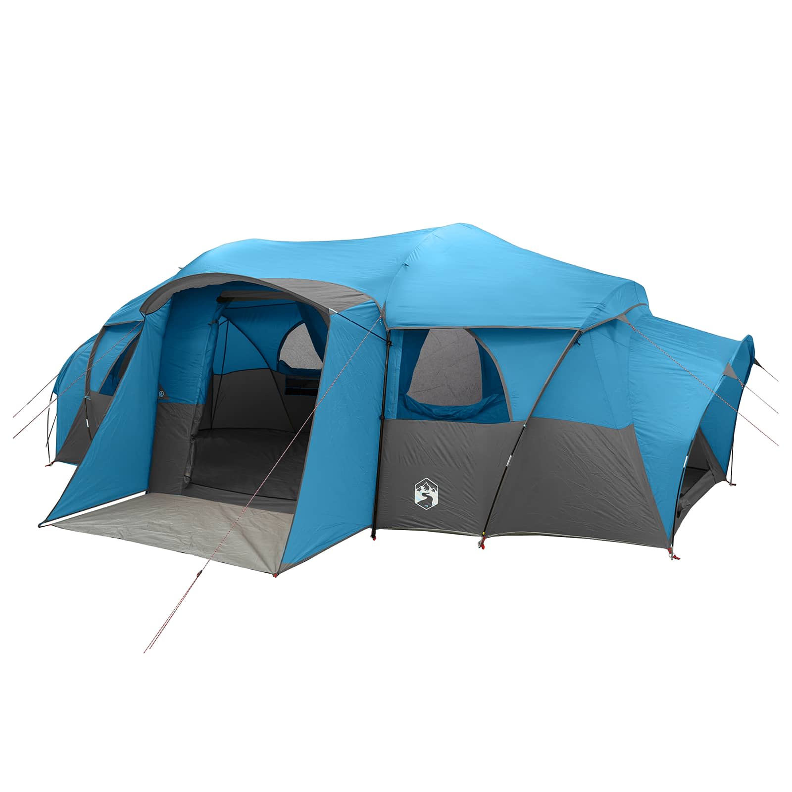 Tenda familiare con telo da pioggia resistente all'acqua