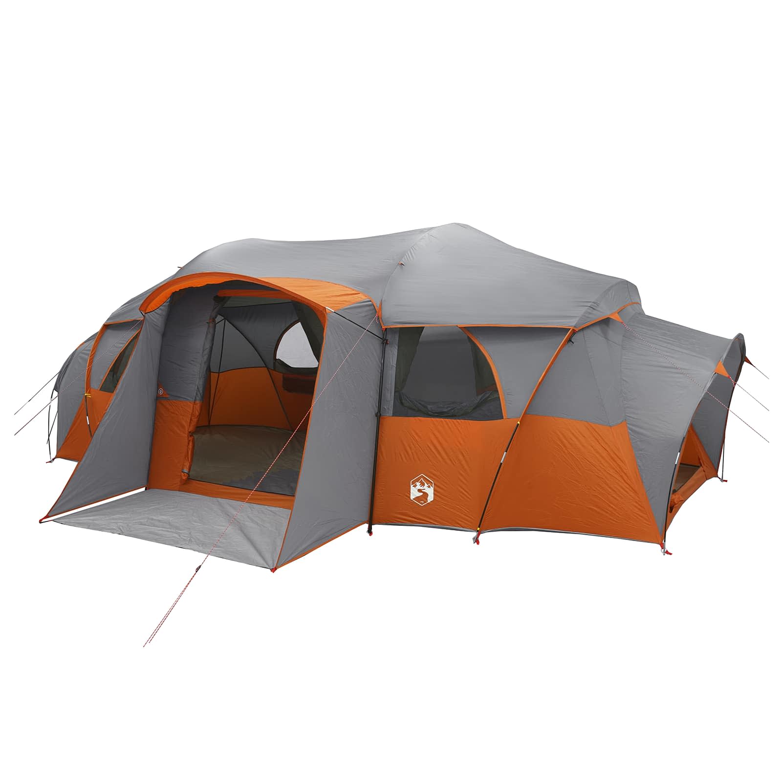 Tenda familiare con telo da pioggia resistente all'acqua