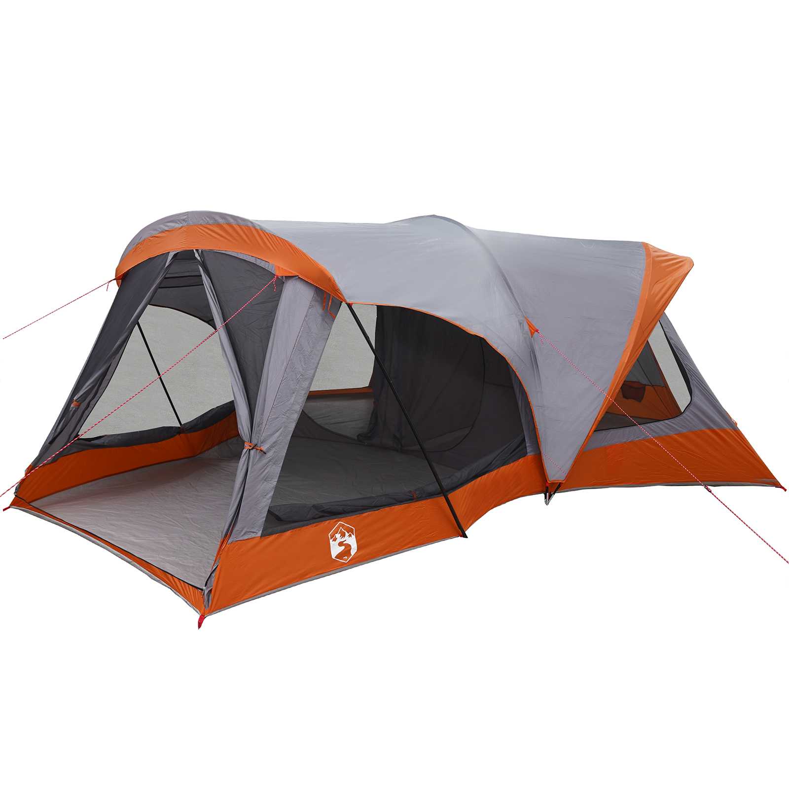 Tenda Familiare 14 persona Grigio e arancione