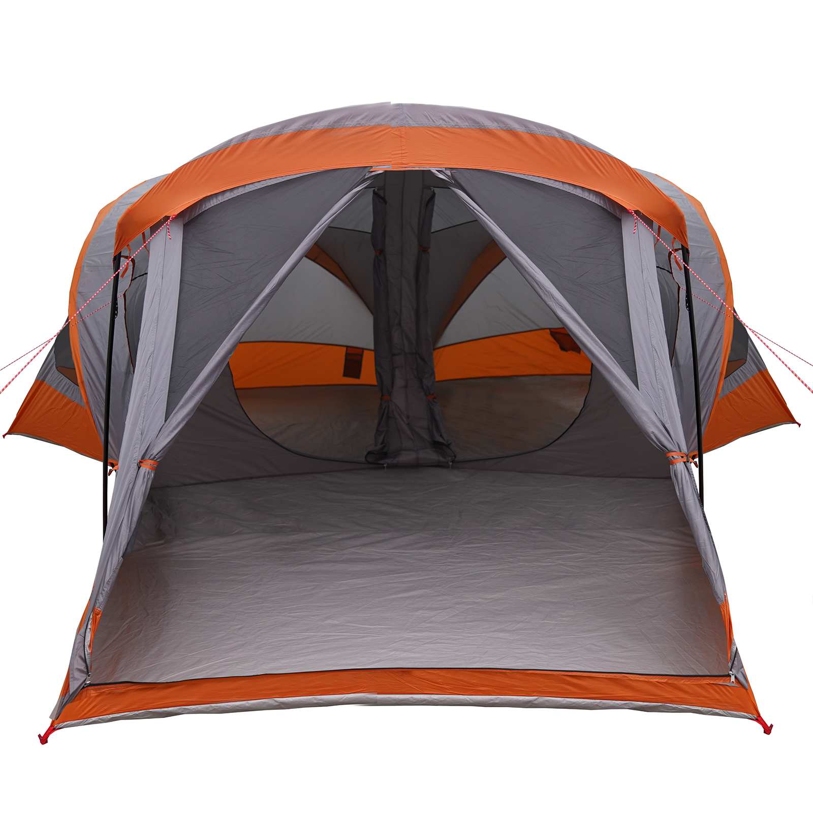 Tenda Familiare 14 persona Grigio e arancione