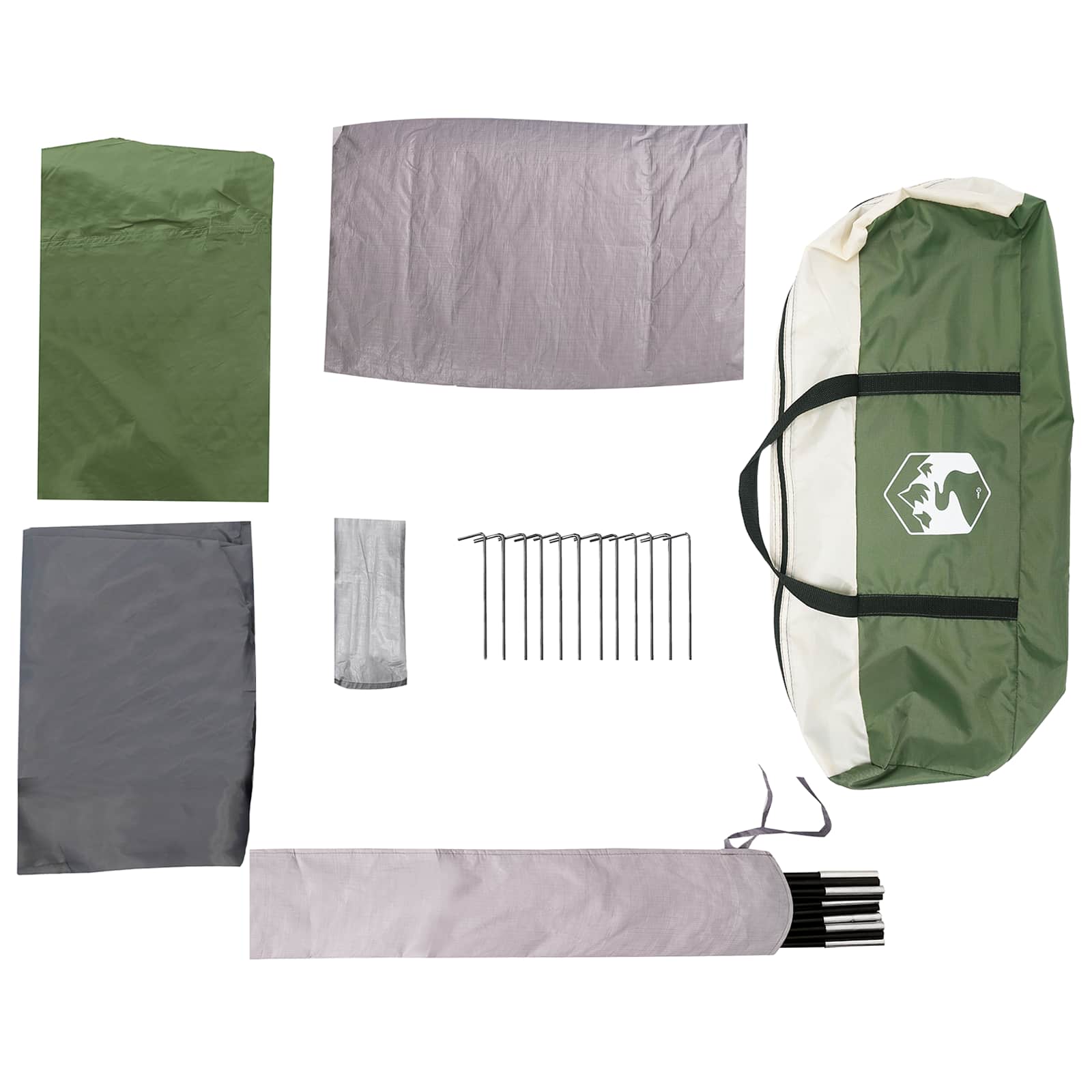Tenda Familiare Verde 533 x 312 x 230 cm
