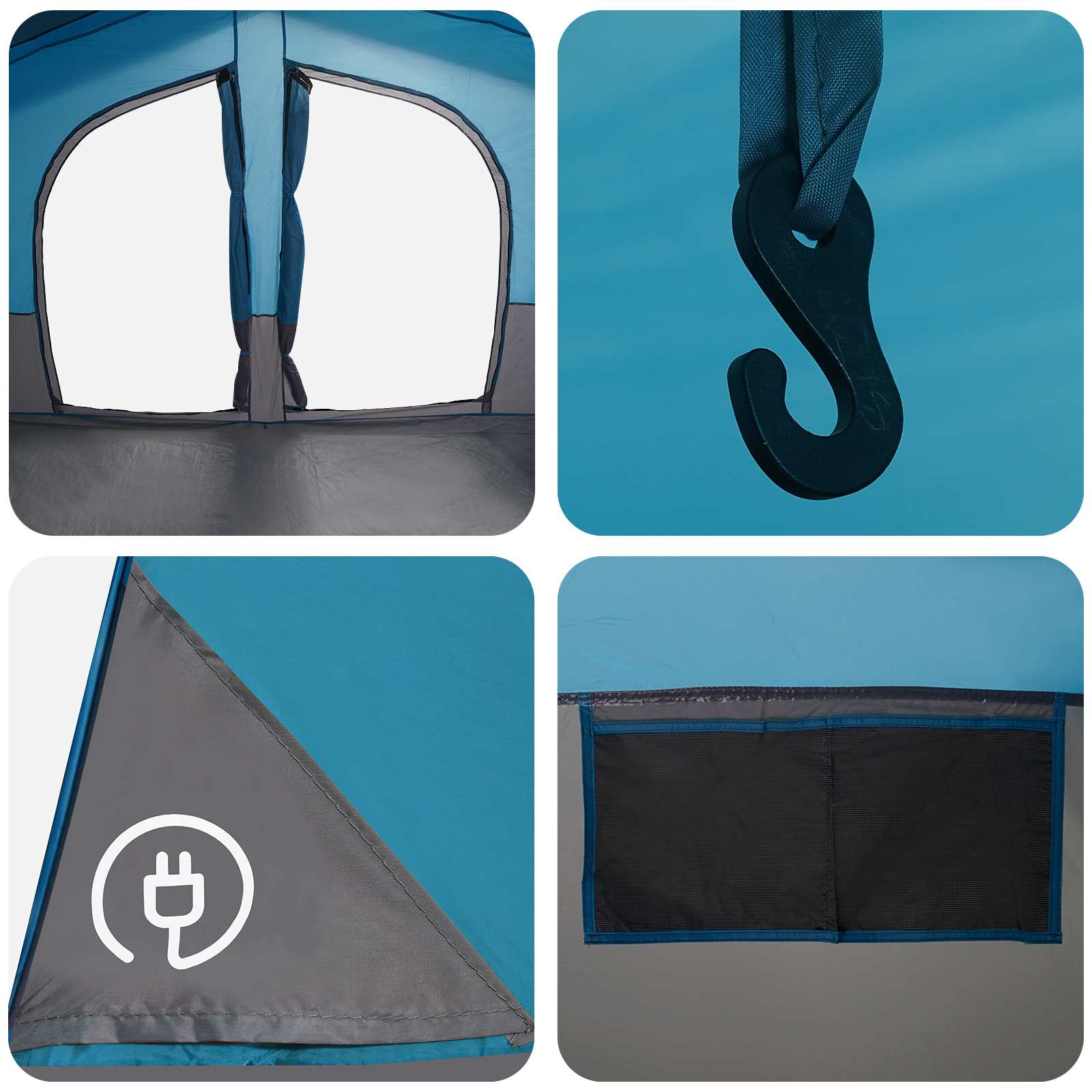 Tenda Familiare Blu 533 x 312 x 230 cm