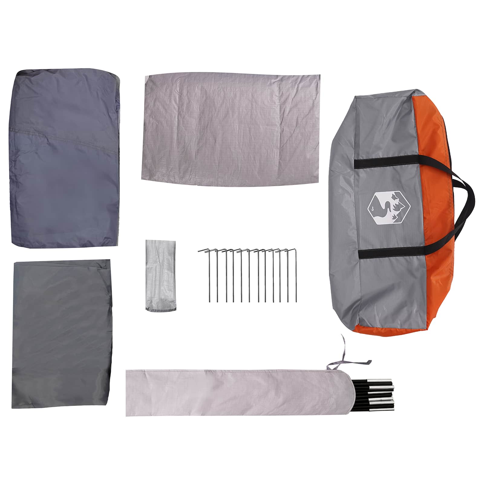 Tenda Familiare Grigio e arancione 533 x 312 x 230 cm