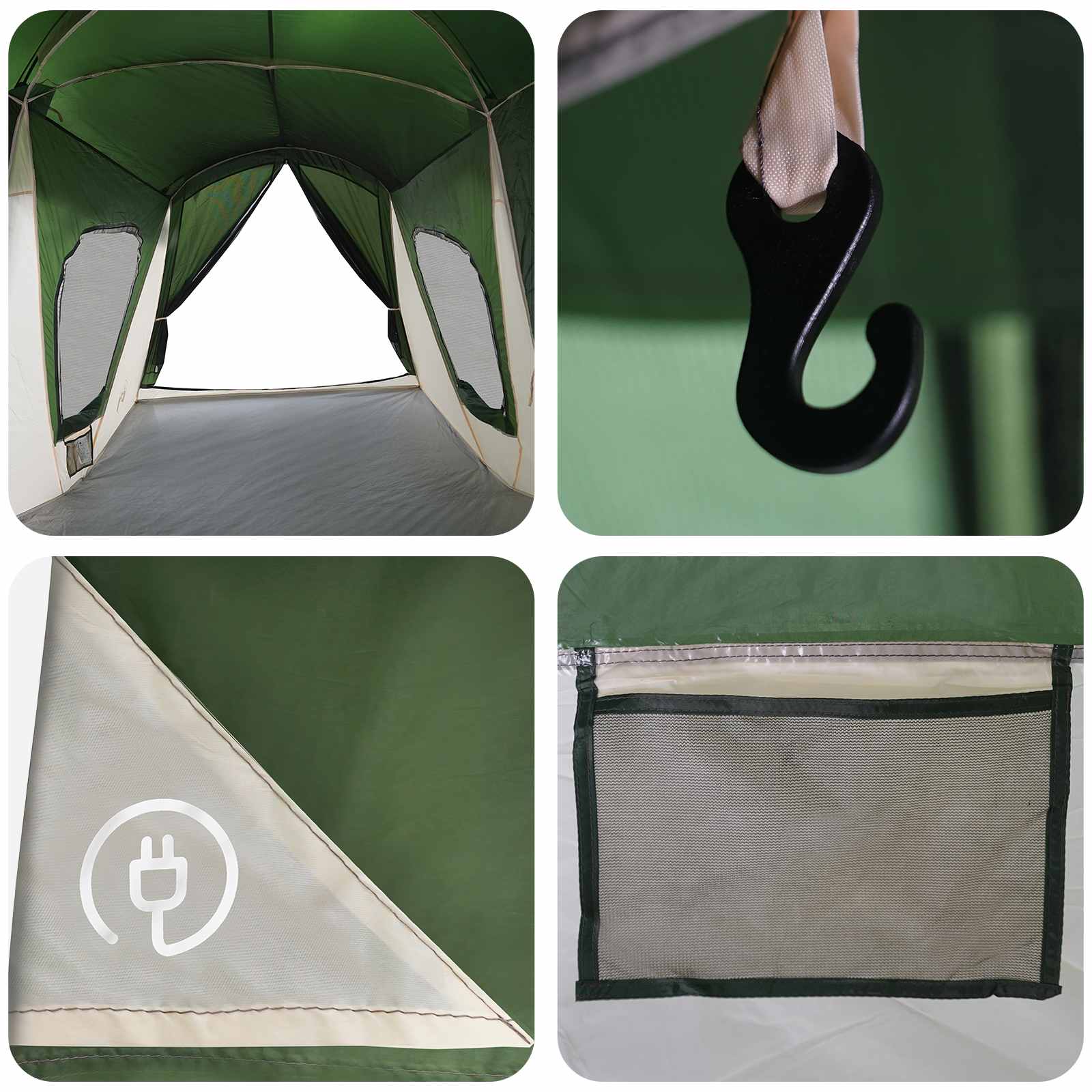 Tenda Familiare 14 persona Verde