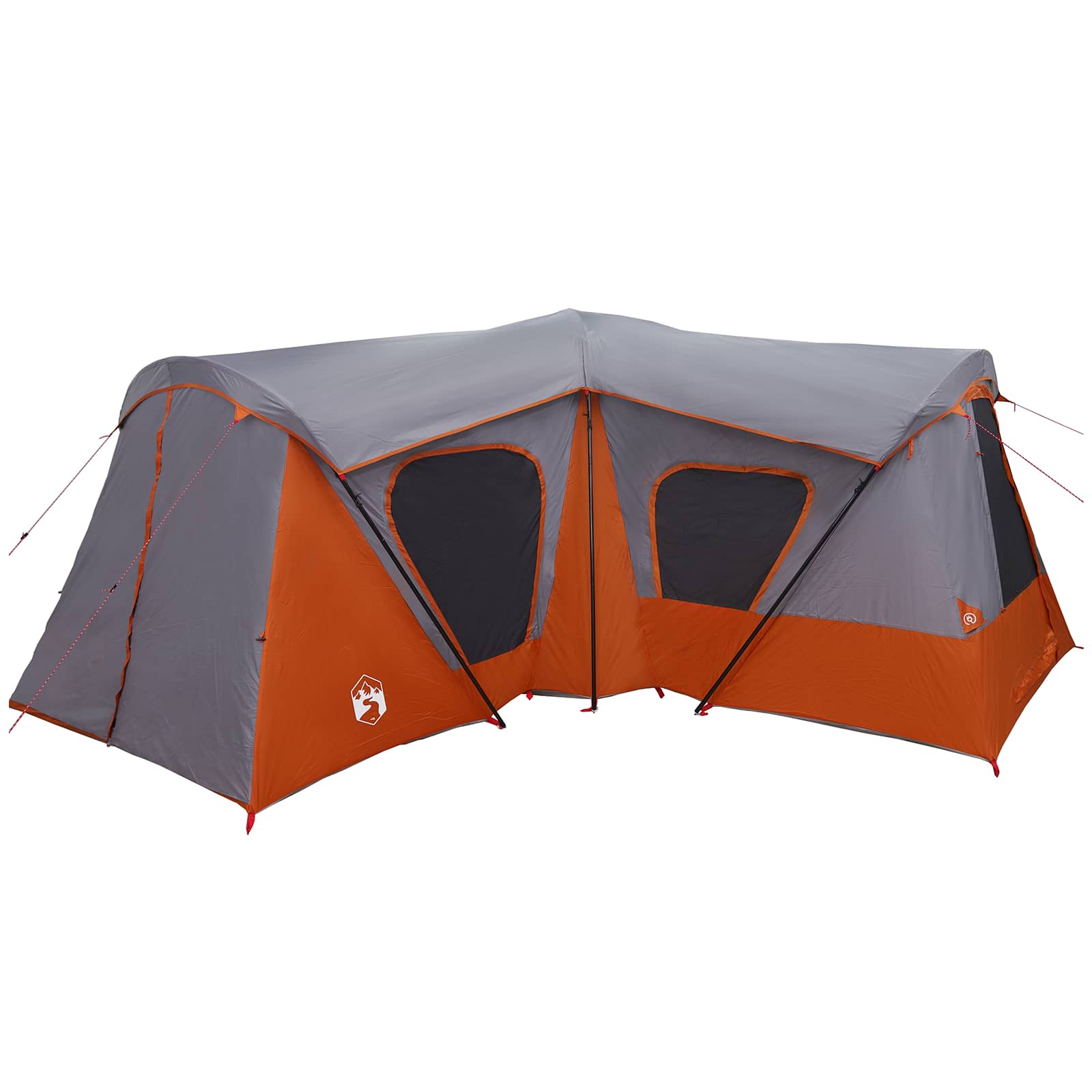 Tenda Familiare 14 persona Grigio e arancione