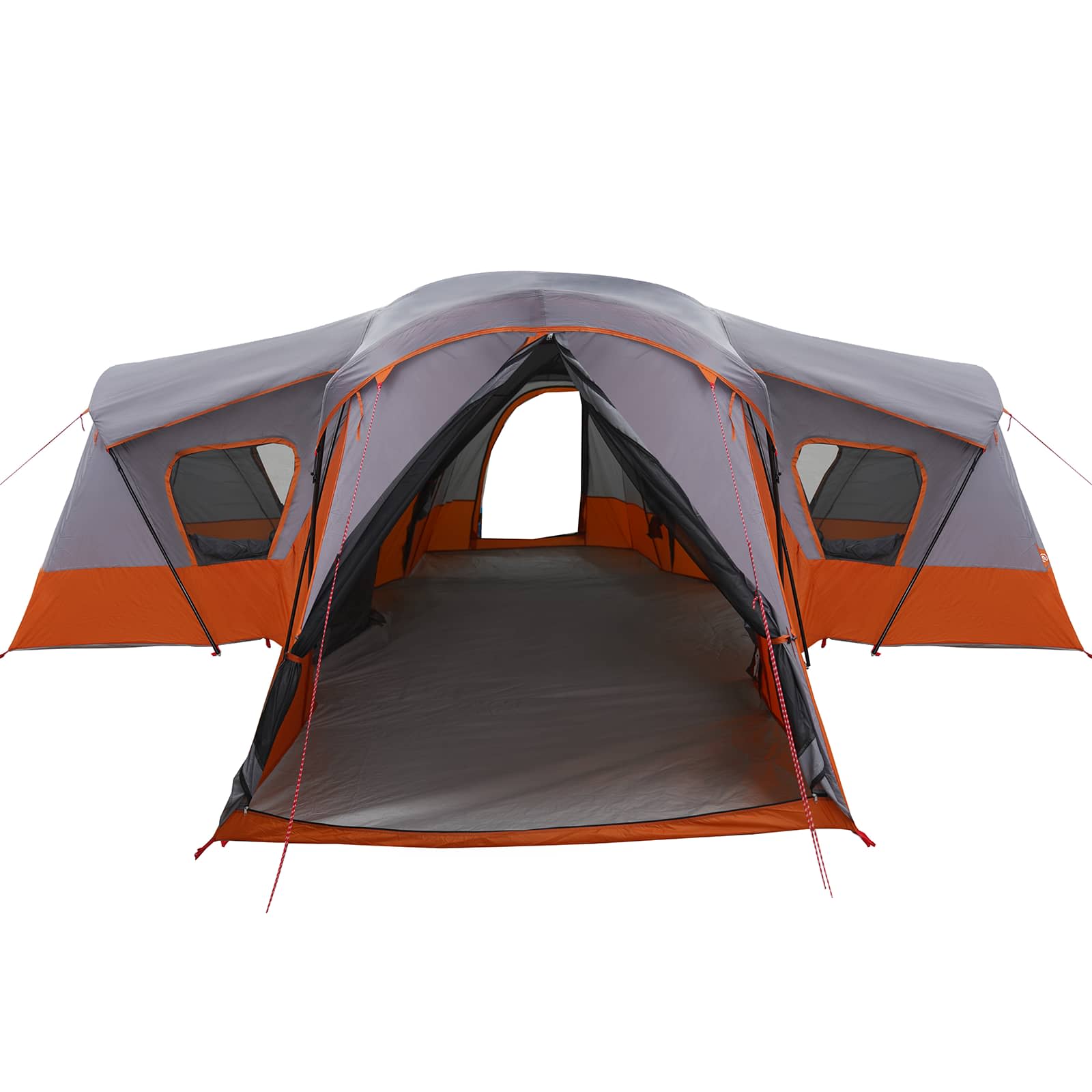 Tenda Familiare 14 persona Grigio e arancione