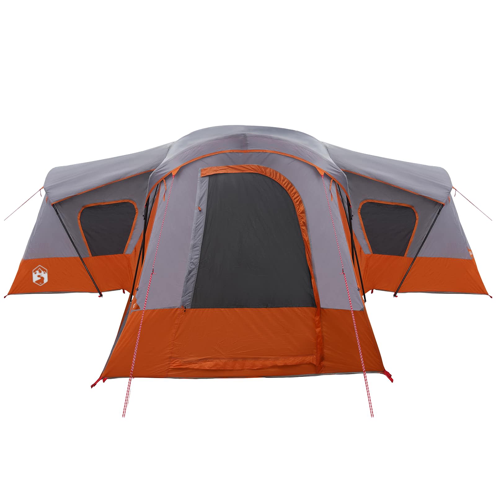 Tenda Familiare 14 persona Grigio e arancione
