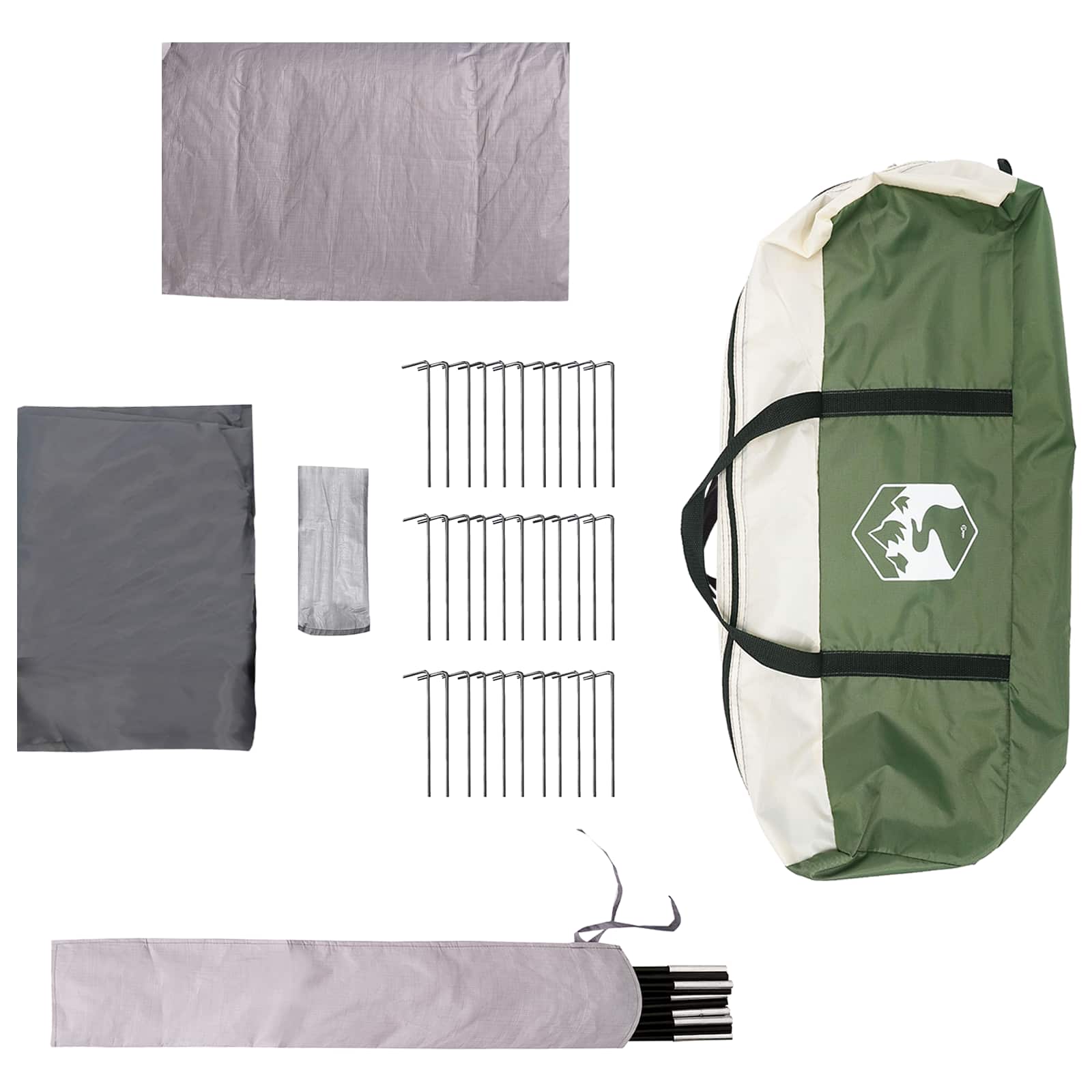 Tenda a tunnel Verde 675 x 392 x 210 cm