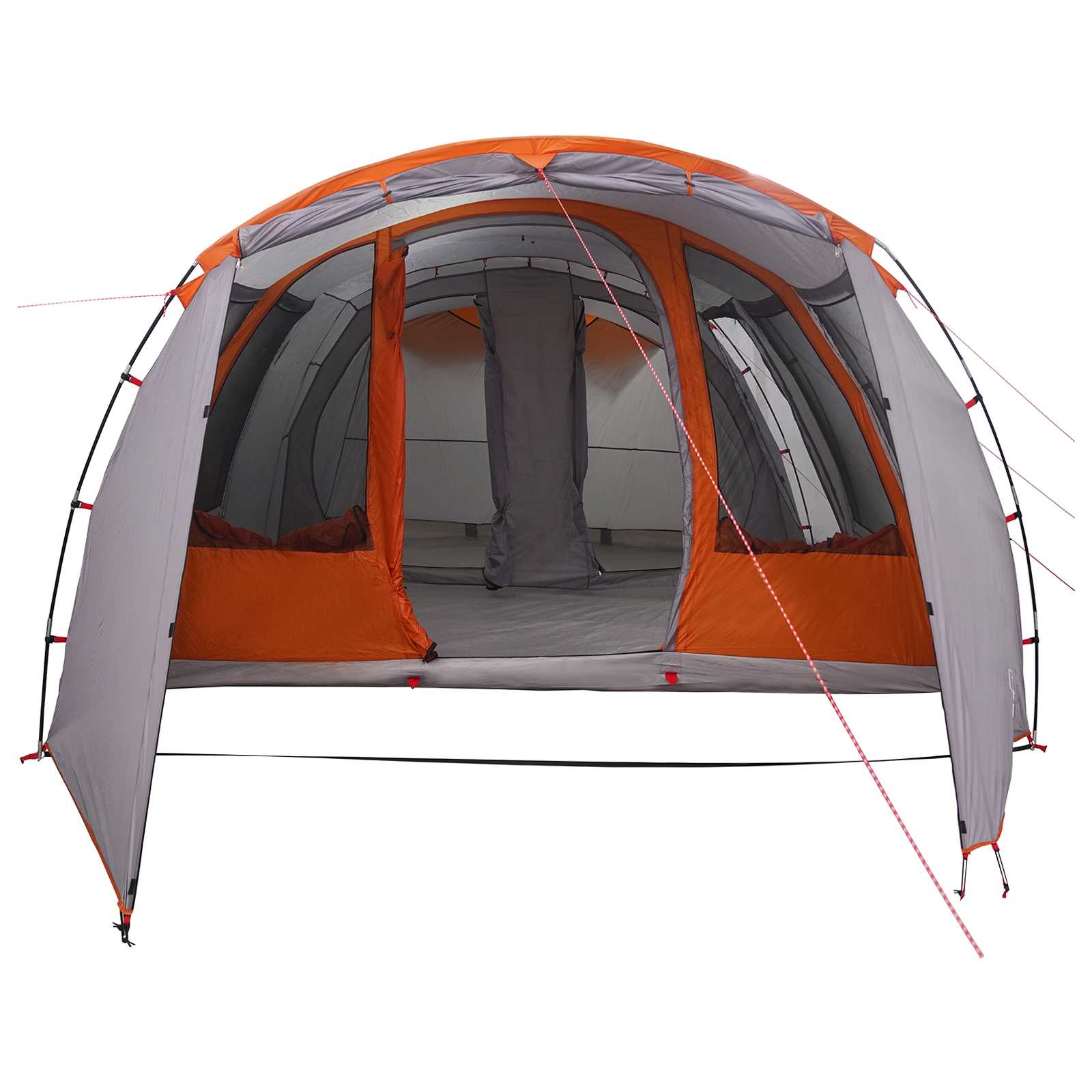 Tenda a tunnel Grigio e arancione 675 x 392 x 210 cm