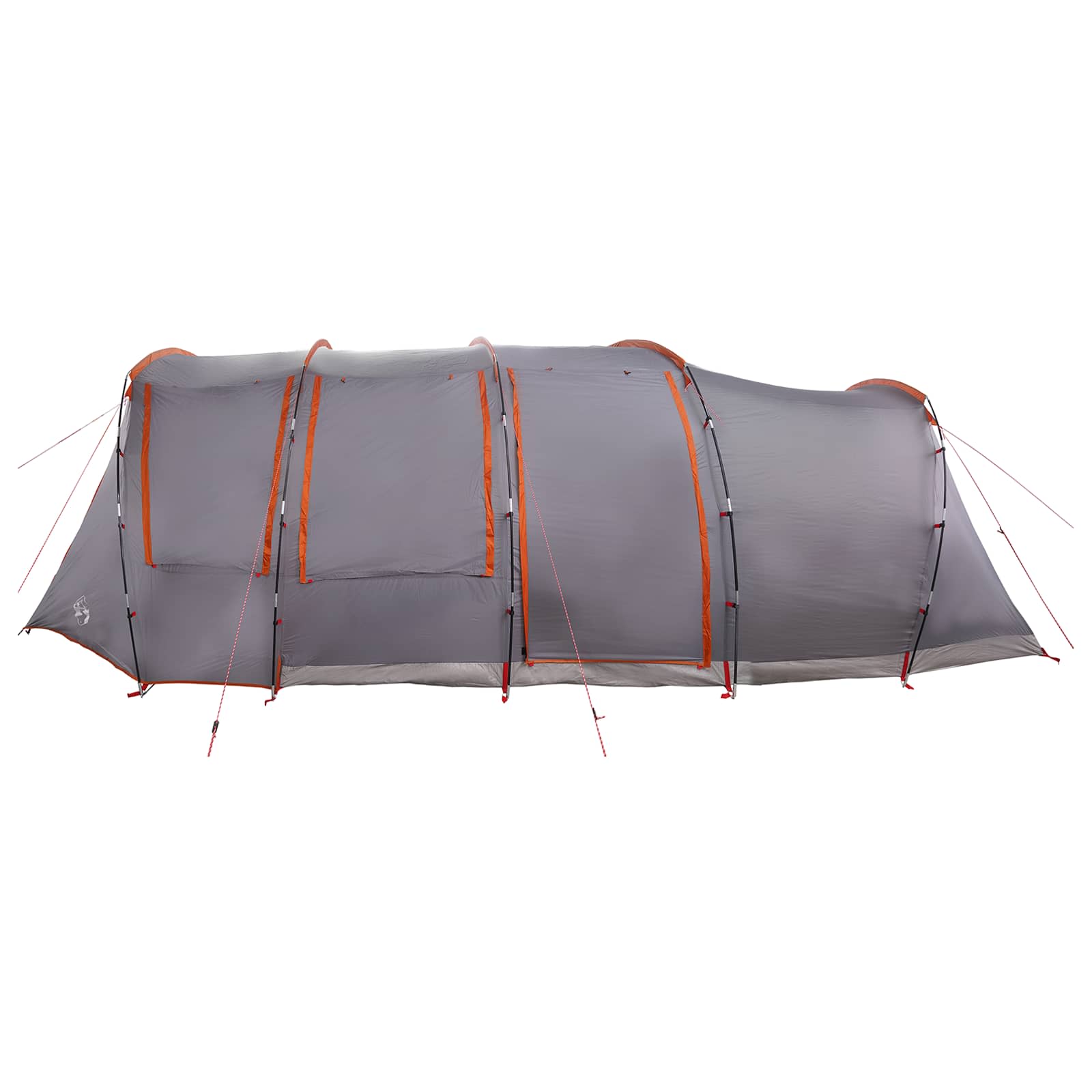 Tenda a tunnel Grigio e arancione 675 x 392 x 210 cm