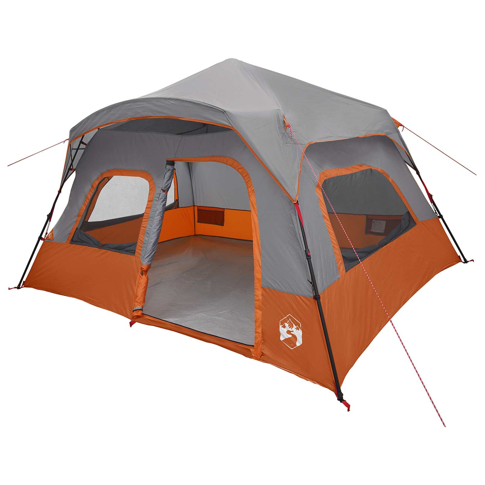 Tenda Istantanea Grigio e arancione 340 x 280 x 190 cm