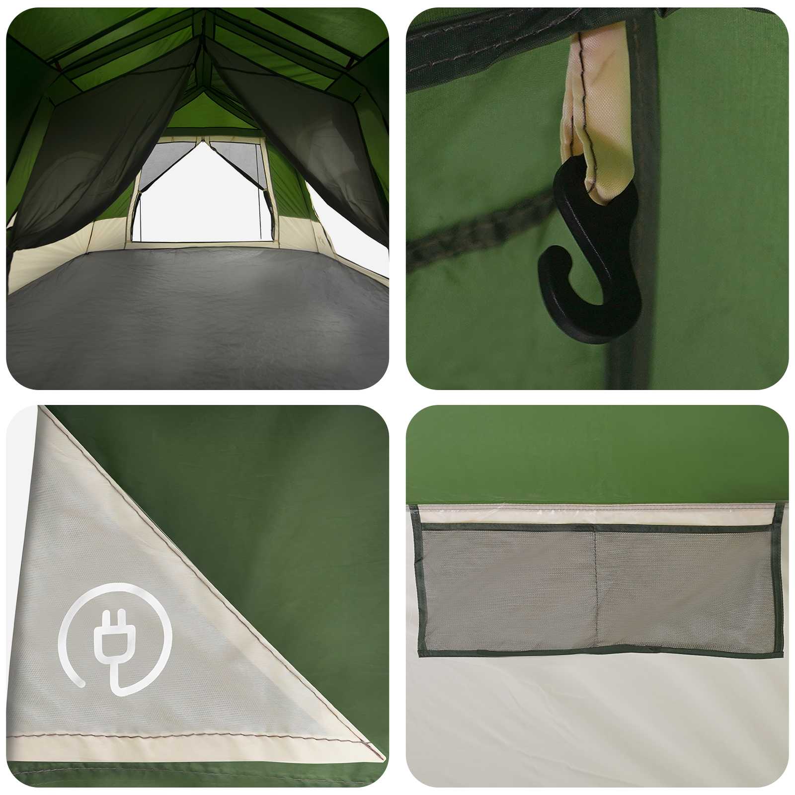Tenda Istantanea 8 persona Verde