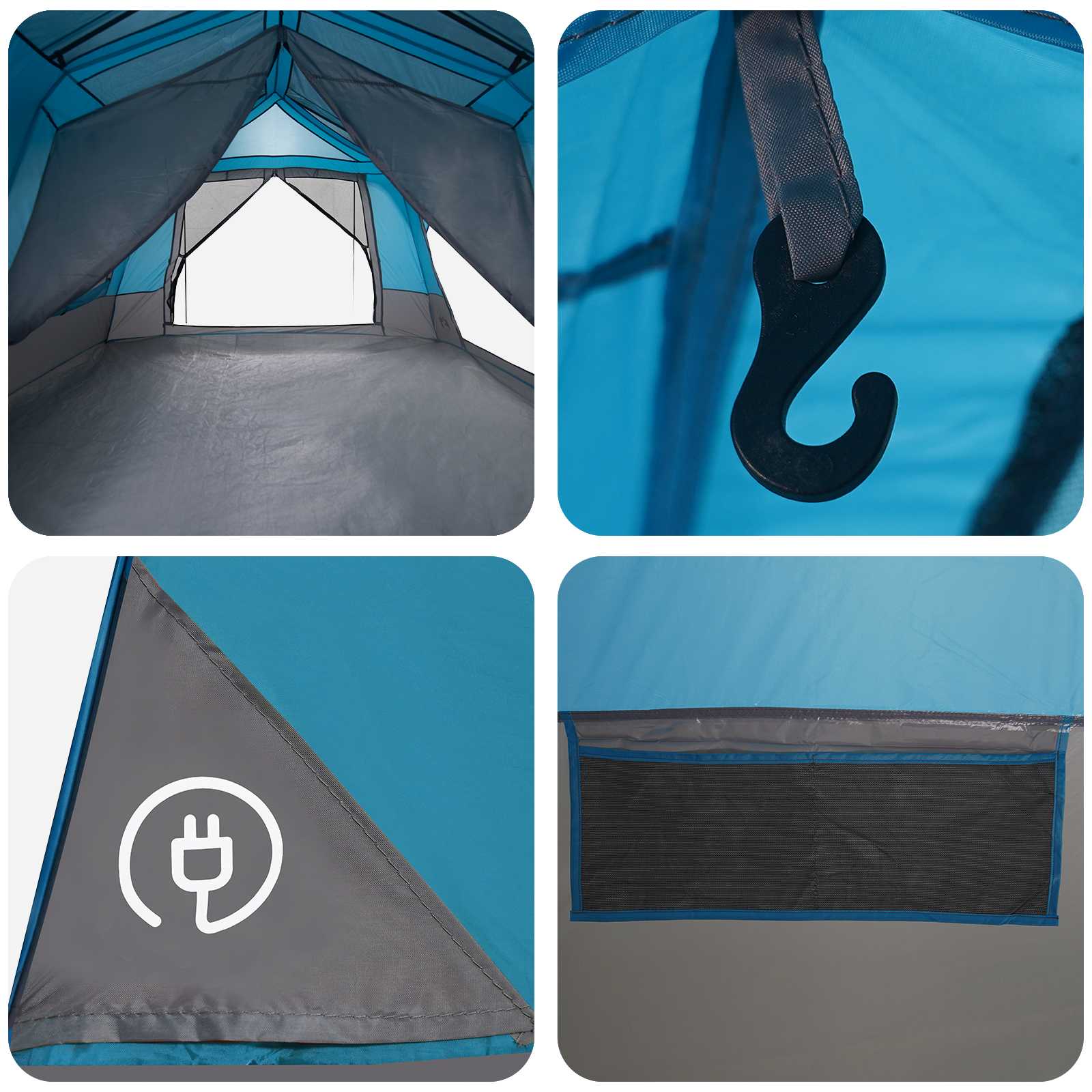 Tenda Istantanea 8 persona Blu