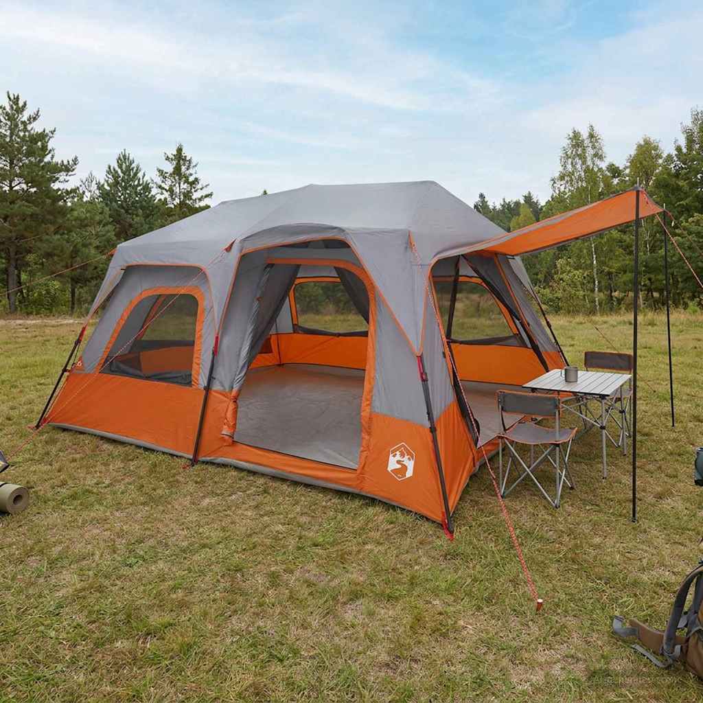 Tenda Istantanea 8 persona Grigio e arancione