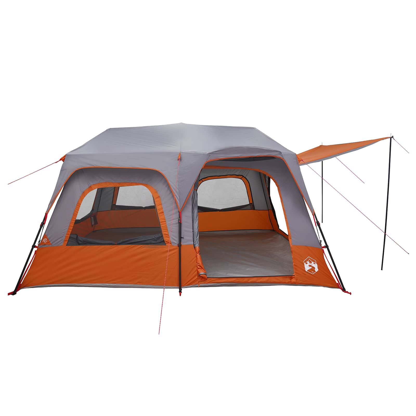 Tenda Istantanea 8 persona Grigio e arancione