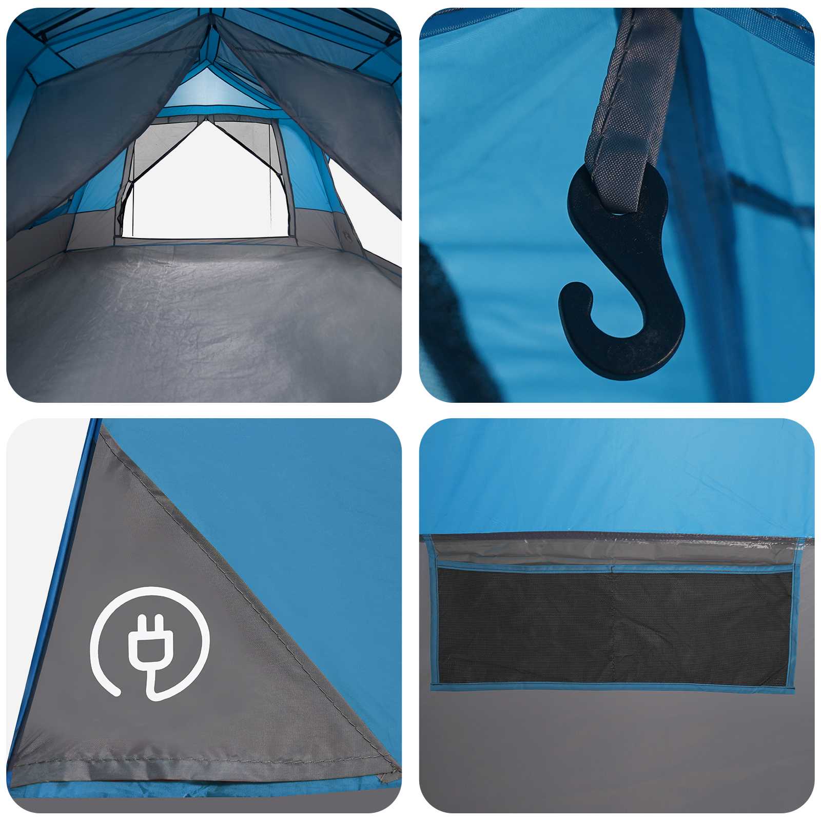 Tenda Istantanea 10 persona Blu