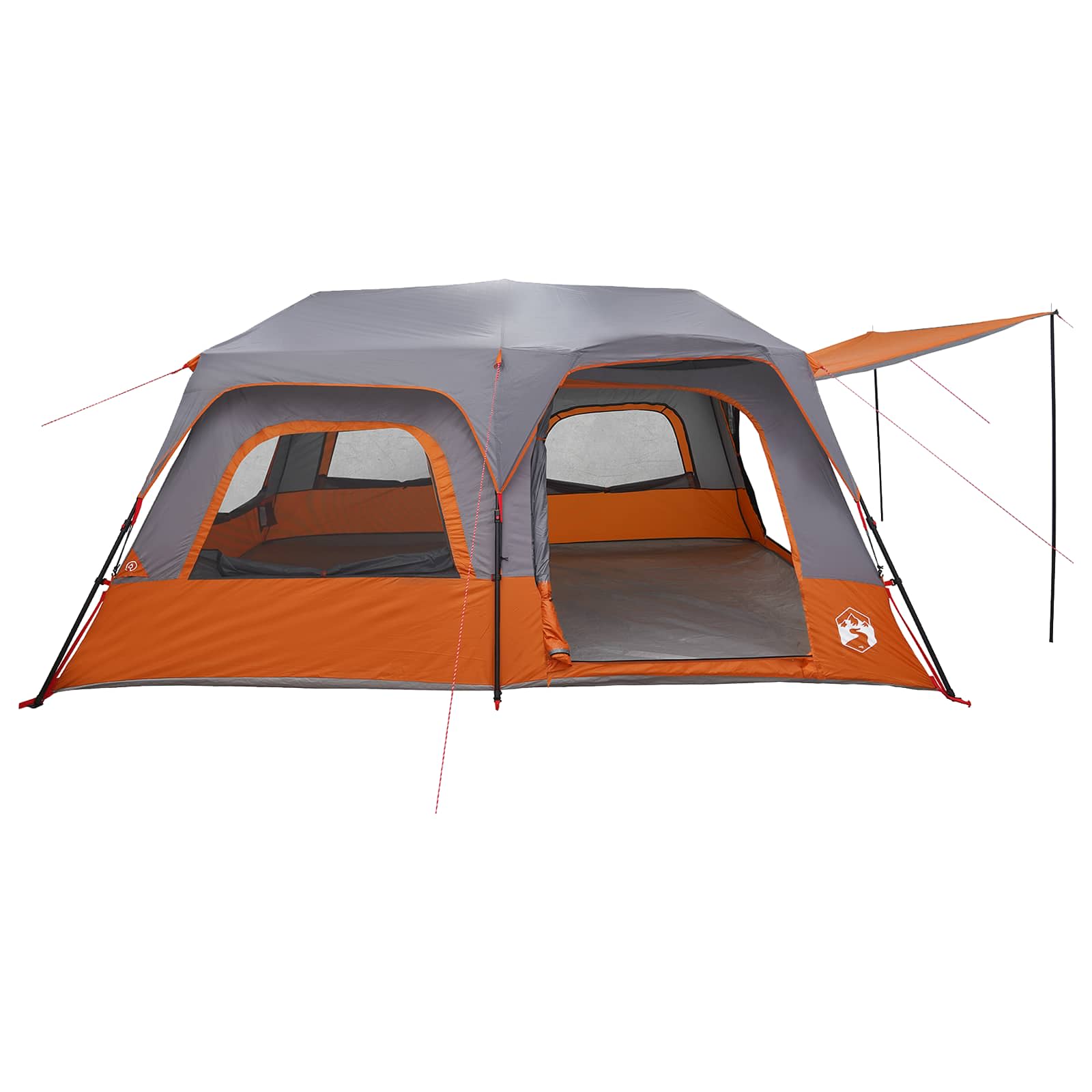 Tenda Istantanea 10 persona Grigio e arancione