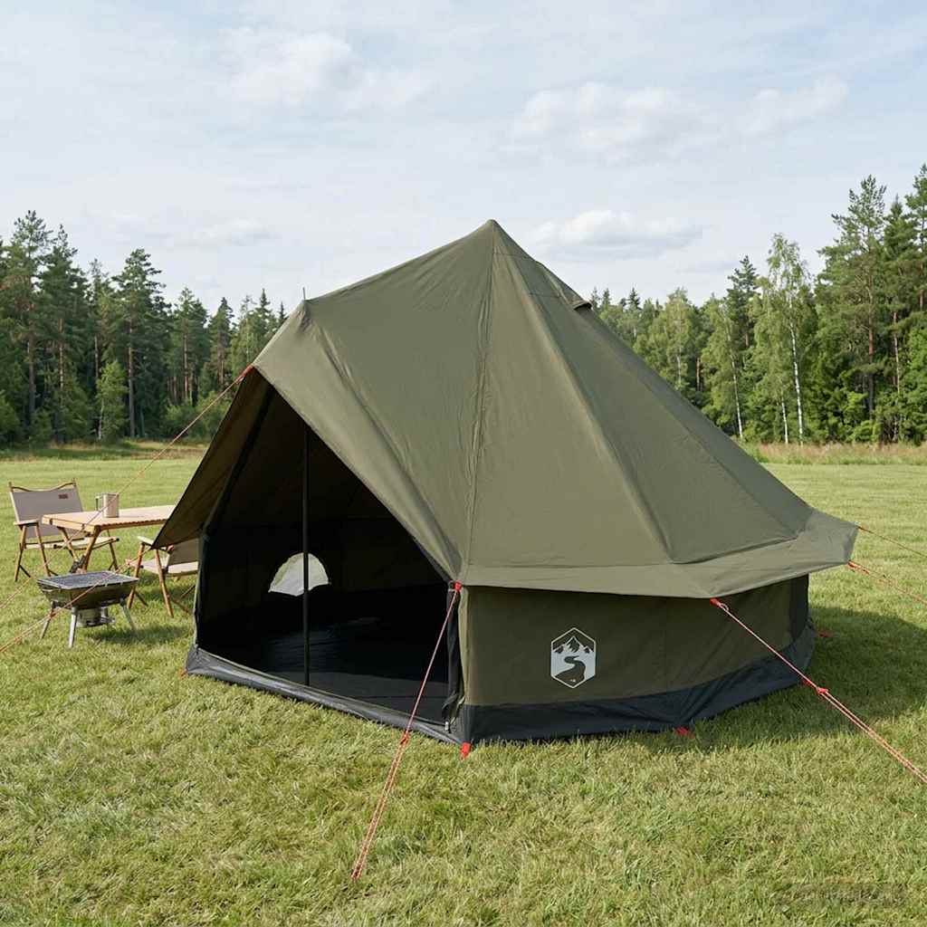 Tenda Familiare 6 persona Verde militare Policotone