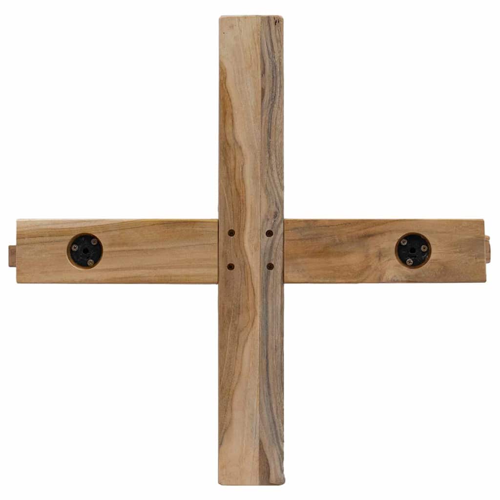 Albero di Natale Marrone 149,5 cm Legno massello di teak